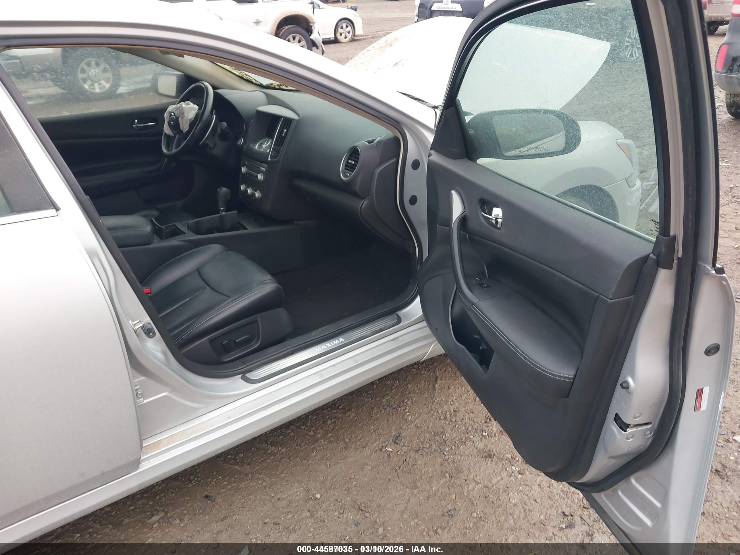 2013 Nissan Maxima 3.5 Sv Silver vin: 1N4AA5AP6DC811130