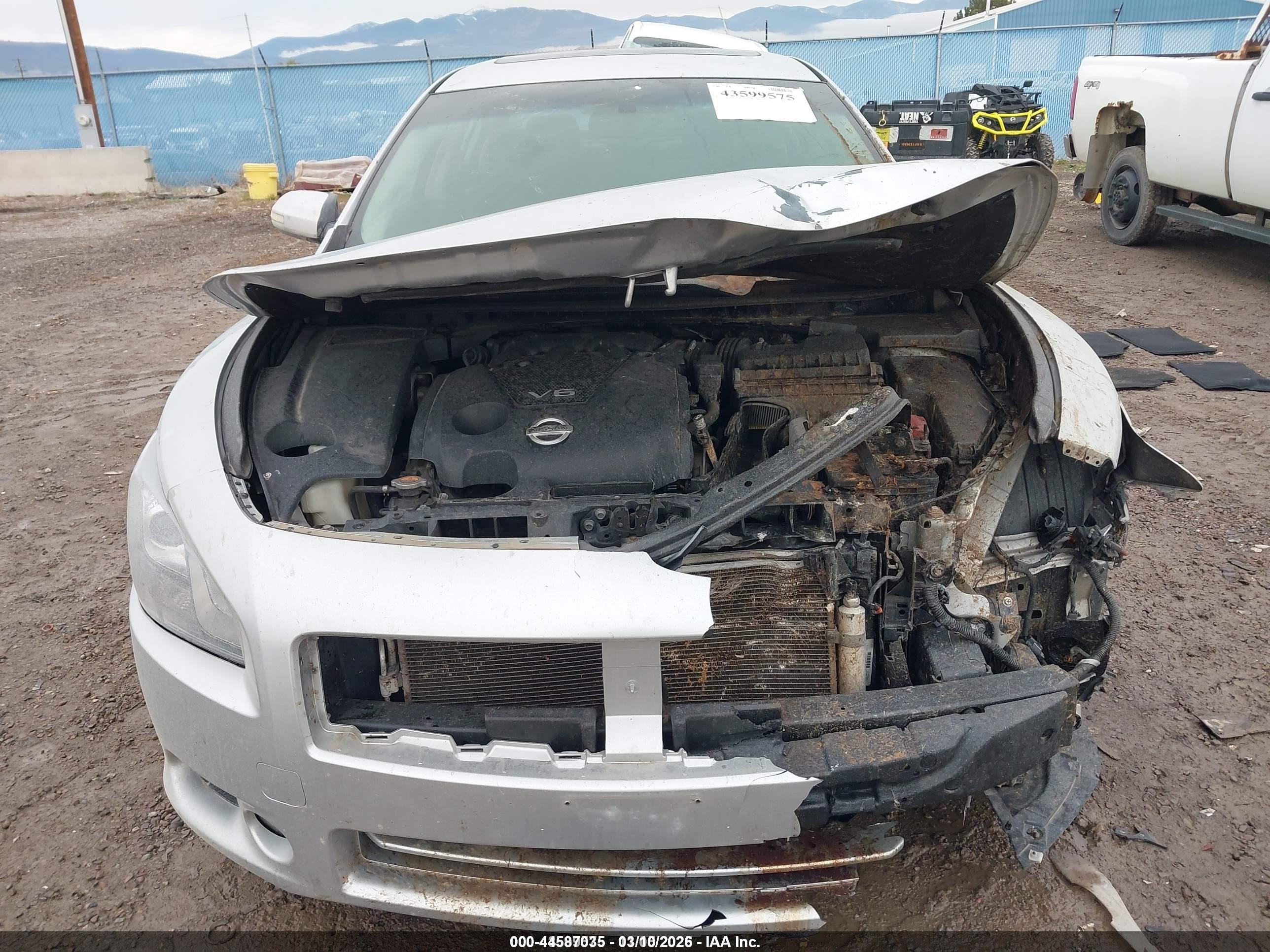 2013 Nissan Maxima 3.5 Sv Silver vin: 1N4AA5AP6DC811130