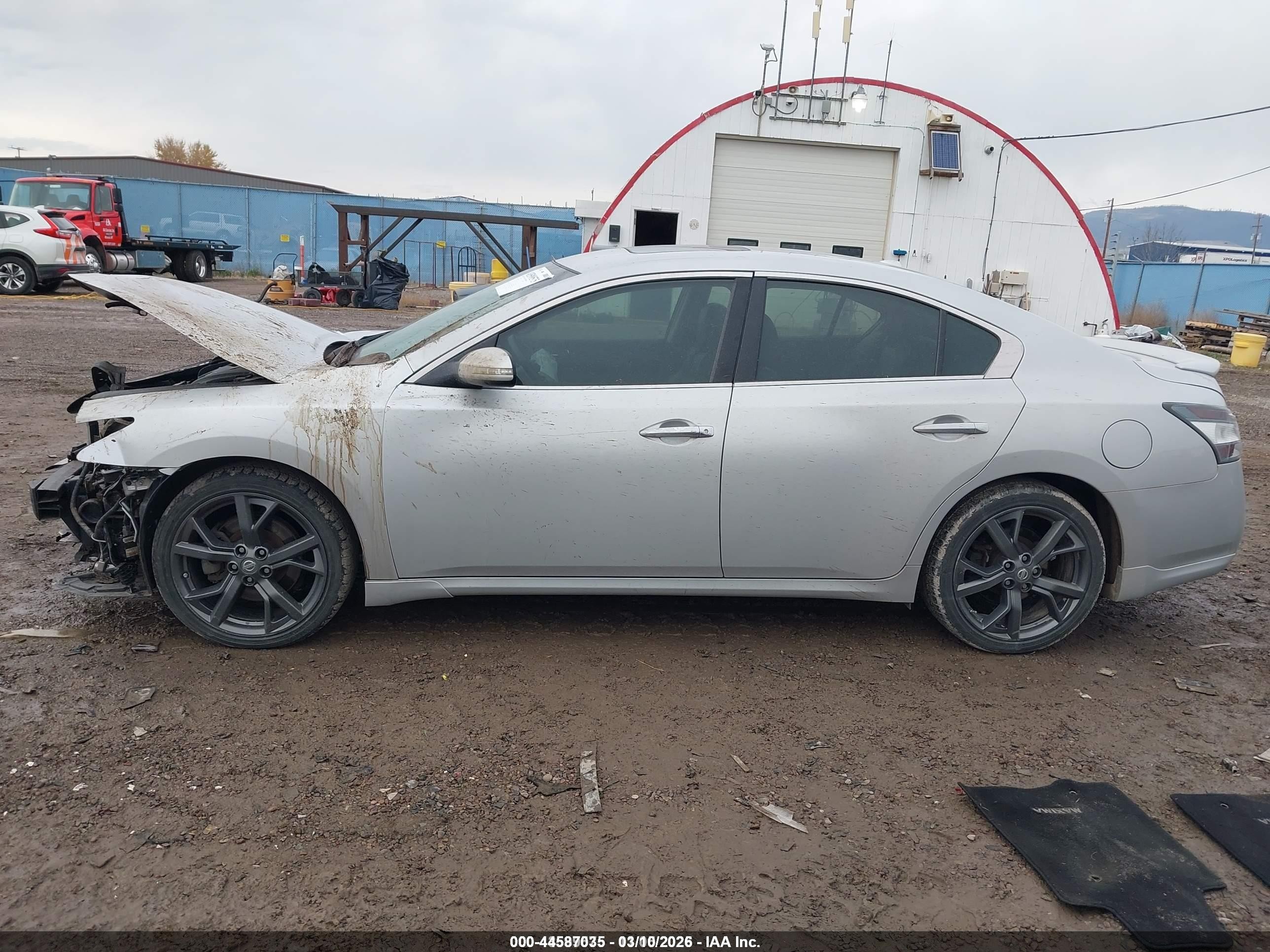 2013 Nissan Maxima 3.5 Sv Silver vin: 1N4AA5AP6DC811130