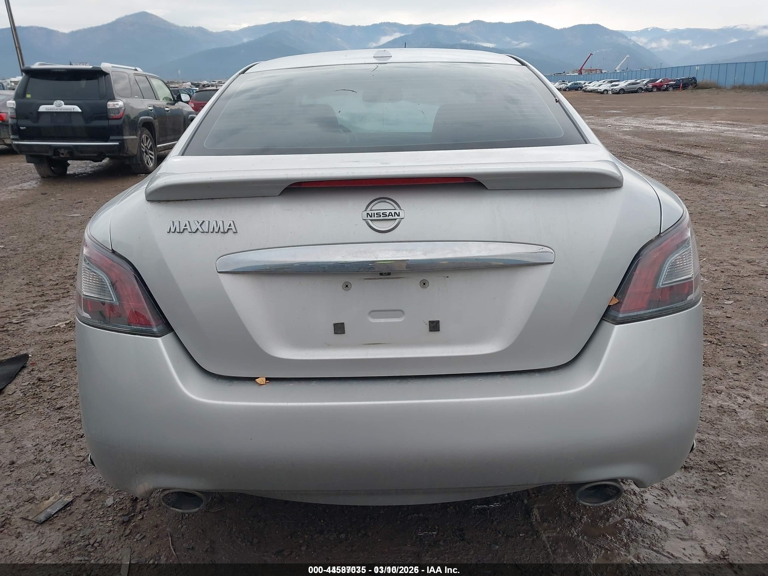 2013 Nissan Maxima 3.5 Sv Silver vin: 1N4AA5AP6DC811130