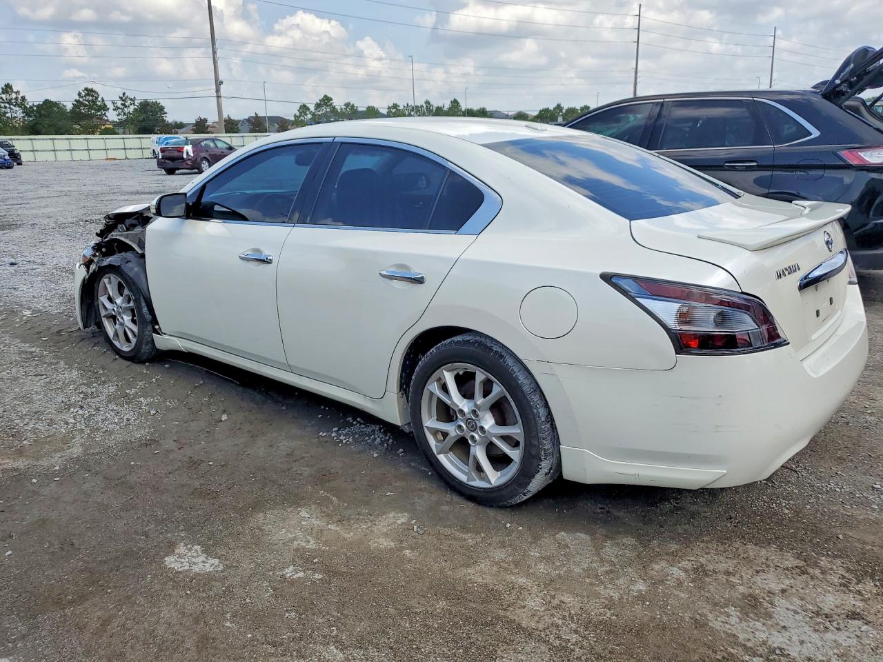 2013 Nissan Maxima 3.5 S White vin: 1N4AA5AP6DC821320