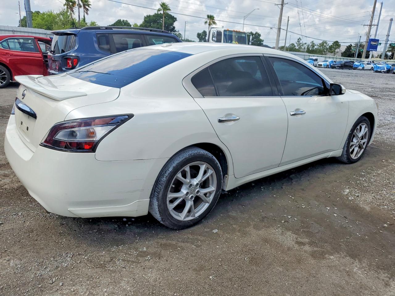 2013 Nissan Maxima 3.5 S White vin: 1N4AA5AP6DC821320