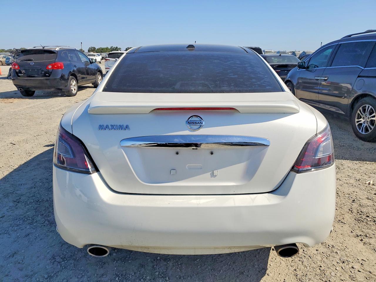 2013 Nissan Maxima 3.5 S White vin: 1N4AA5AP6DC822452