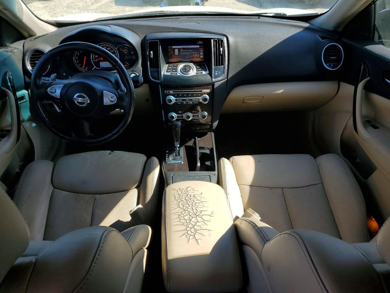 2013 Nissan Maxima 3.5 S White vin: 1N4AA5AP6DC822452