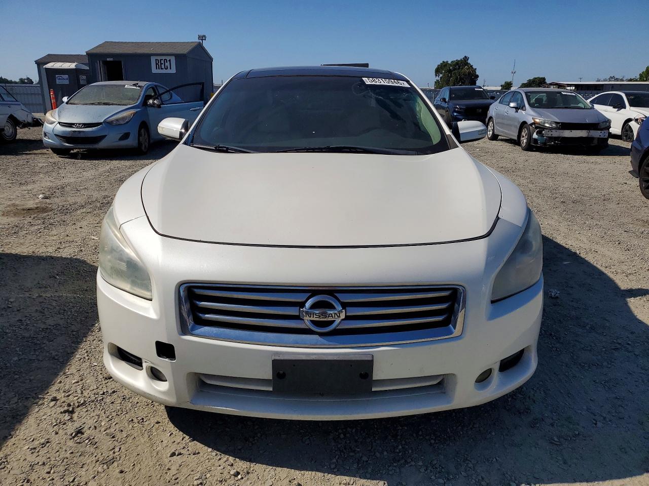 2013 Nissan Maxima 3.5 S White vin: 1N4AA5AP6DC822452