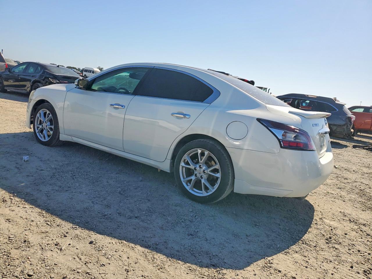 2013 Nissan Maxima 3.5 S White vin: 1N4AA5AP6DC822452