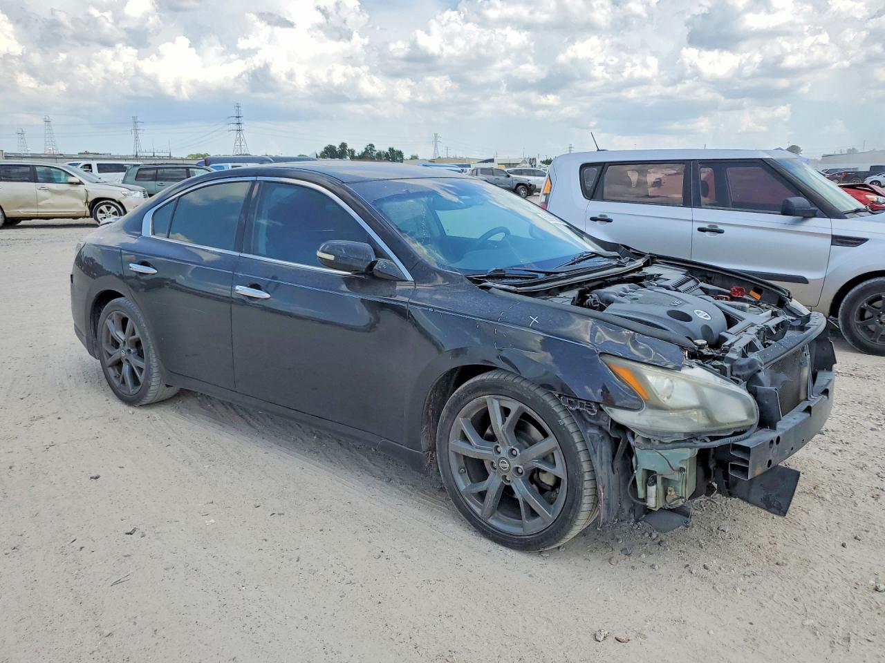 2013 Nissan Maxima 3.5 S Black vin: 1N4AA5AP6DC837078