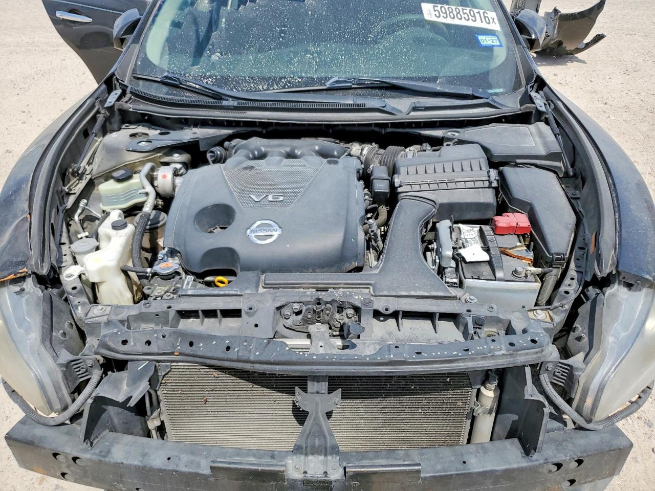 2013 Nissan Maxima 3.5 S Black vin: 1N4AA5AP6DC837078