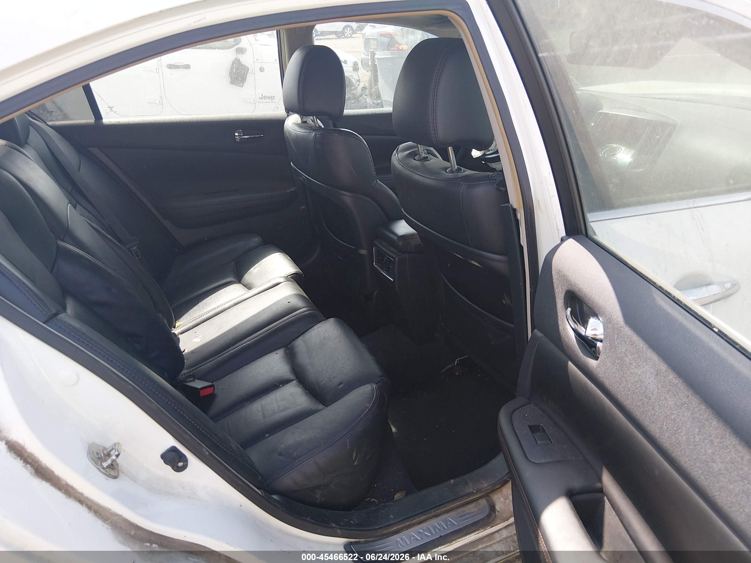 2013 Nissan Maxima 3.5 Sv White vin: 1N4AA5AP6DC843334