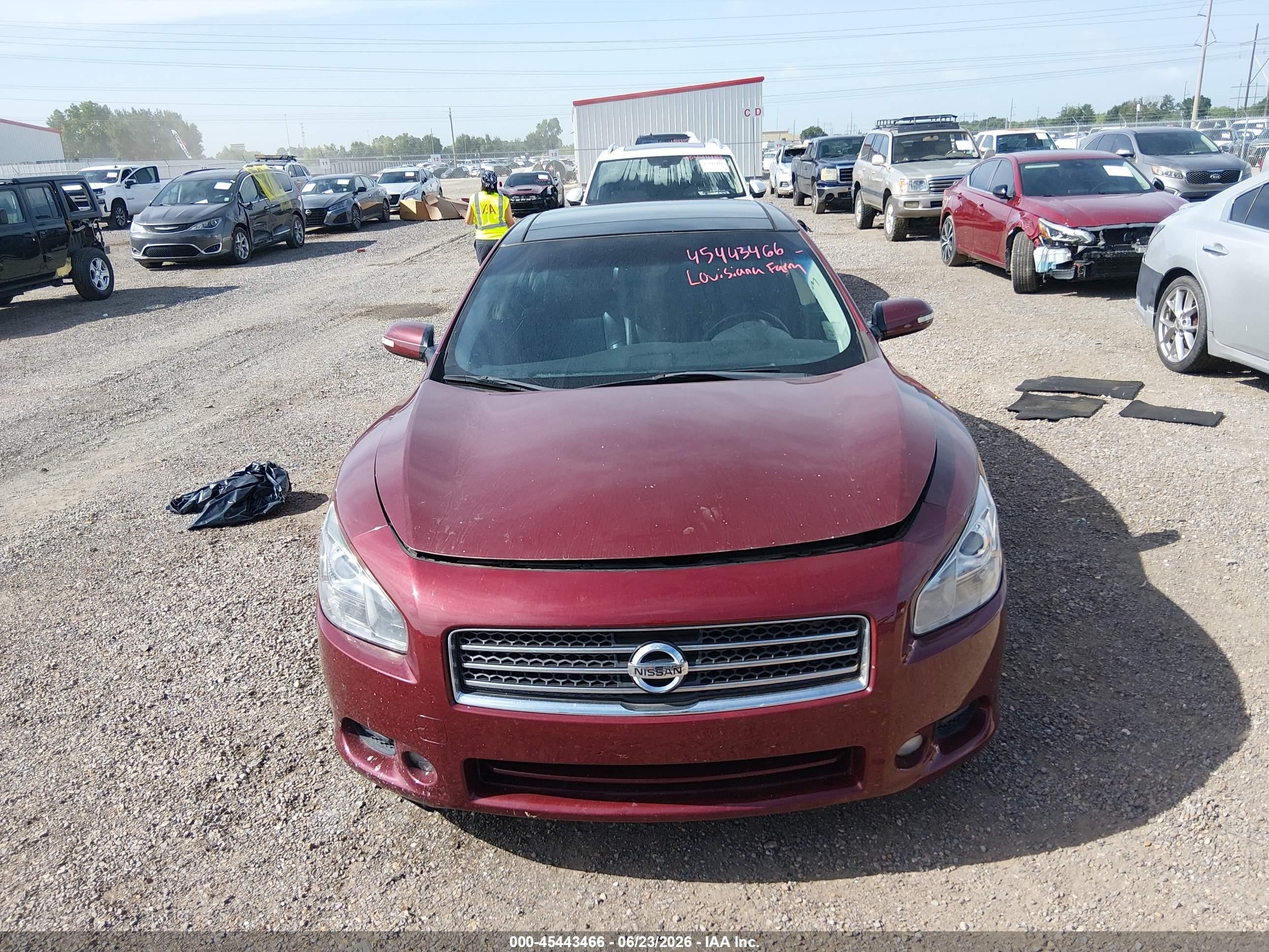 2013 Nissan Maxima 3.5 Sv Burgundy vin: 1N4AA5AP6DC846122