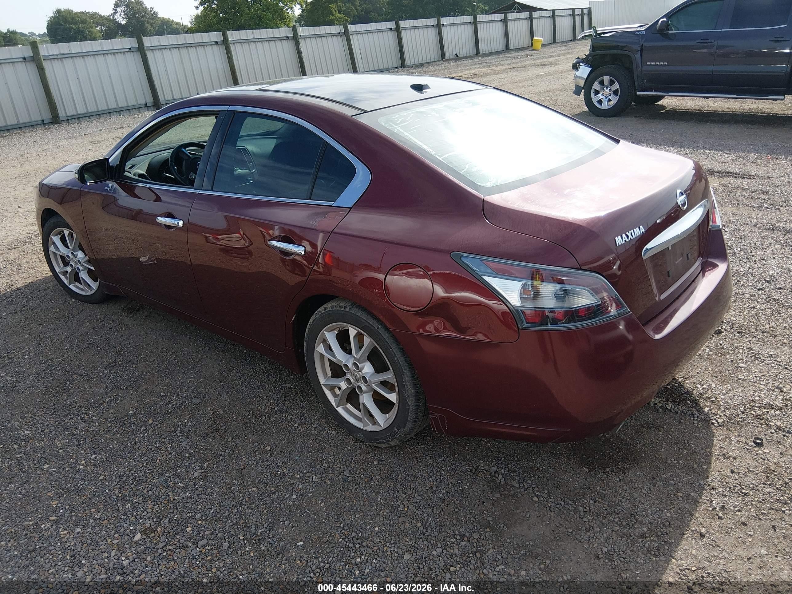 2013 Nissan Maxima 3.5 Sv Burgundy vin: 1N4AA5AP6DC846122