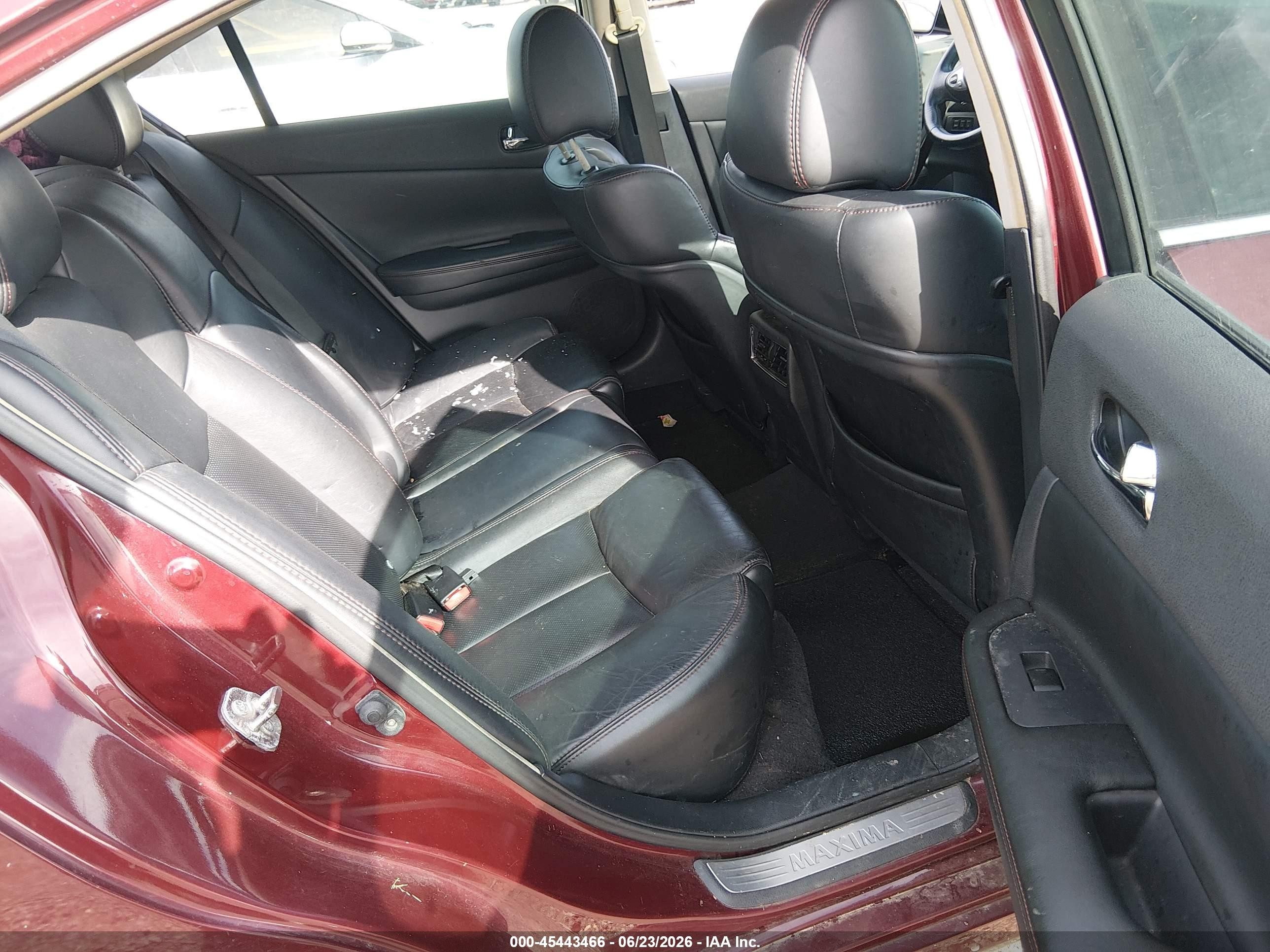 2013 Nissan Maxima 3.5 Sv Burgundy vin: 1N4AA5AP6DC846122