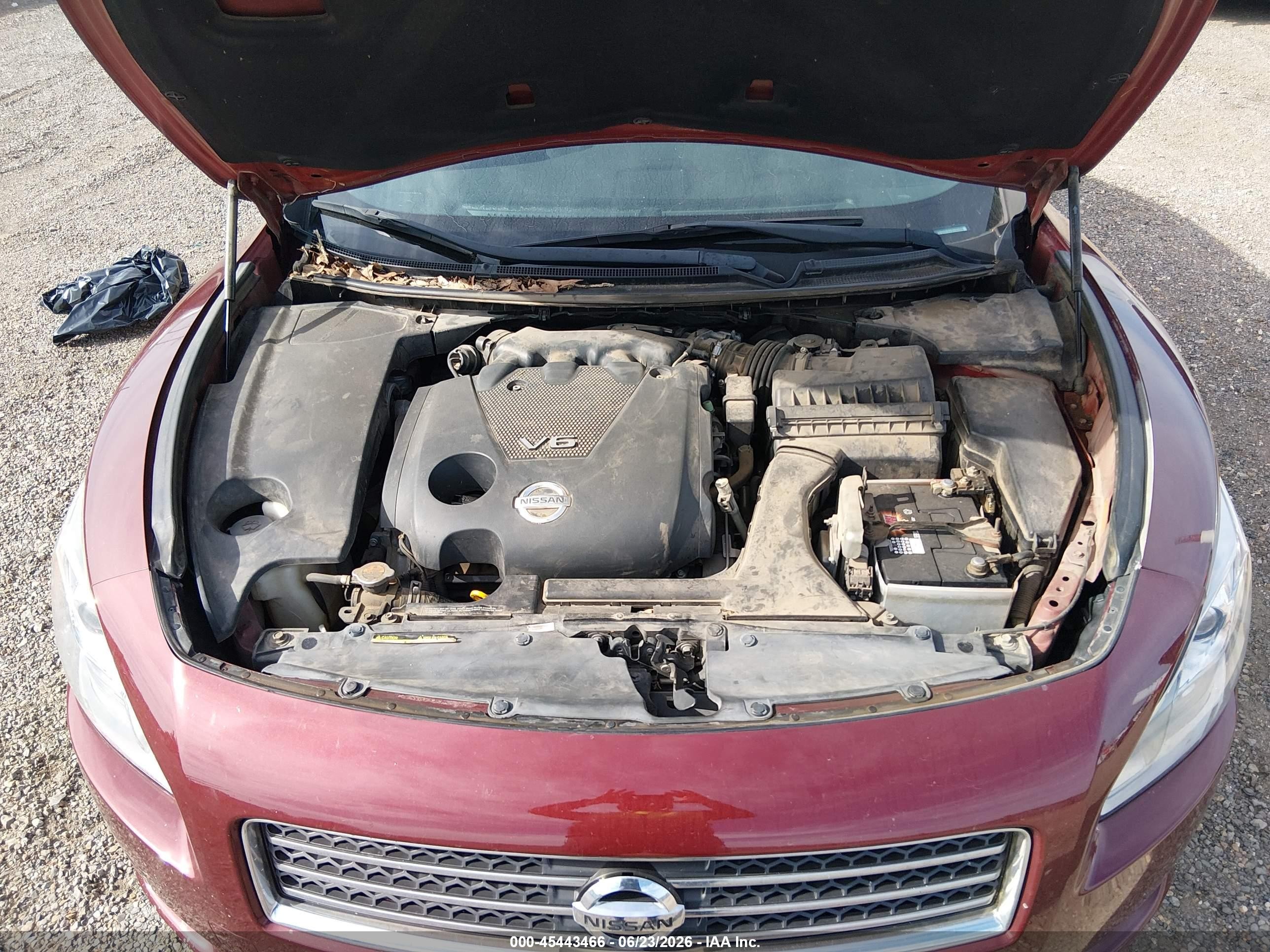 2013 Nissan Maxima 3.5 Sv Burgundy vin: 1N4AA5AP6DC846122