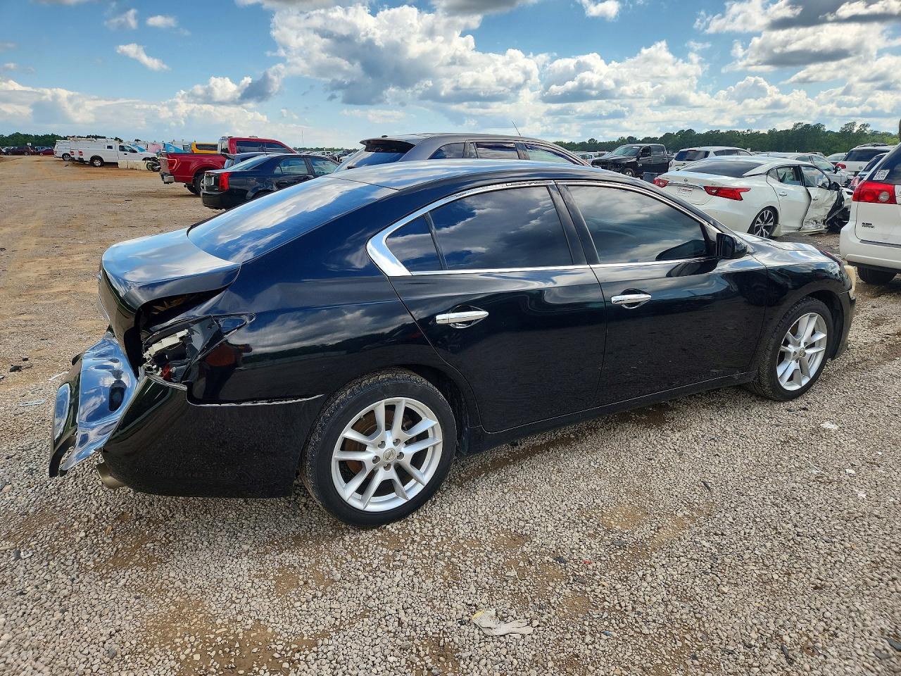 2014 Nissan Maxima 3.5 S Black vin: 1N4AA5AP6EC431383