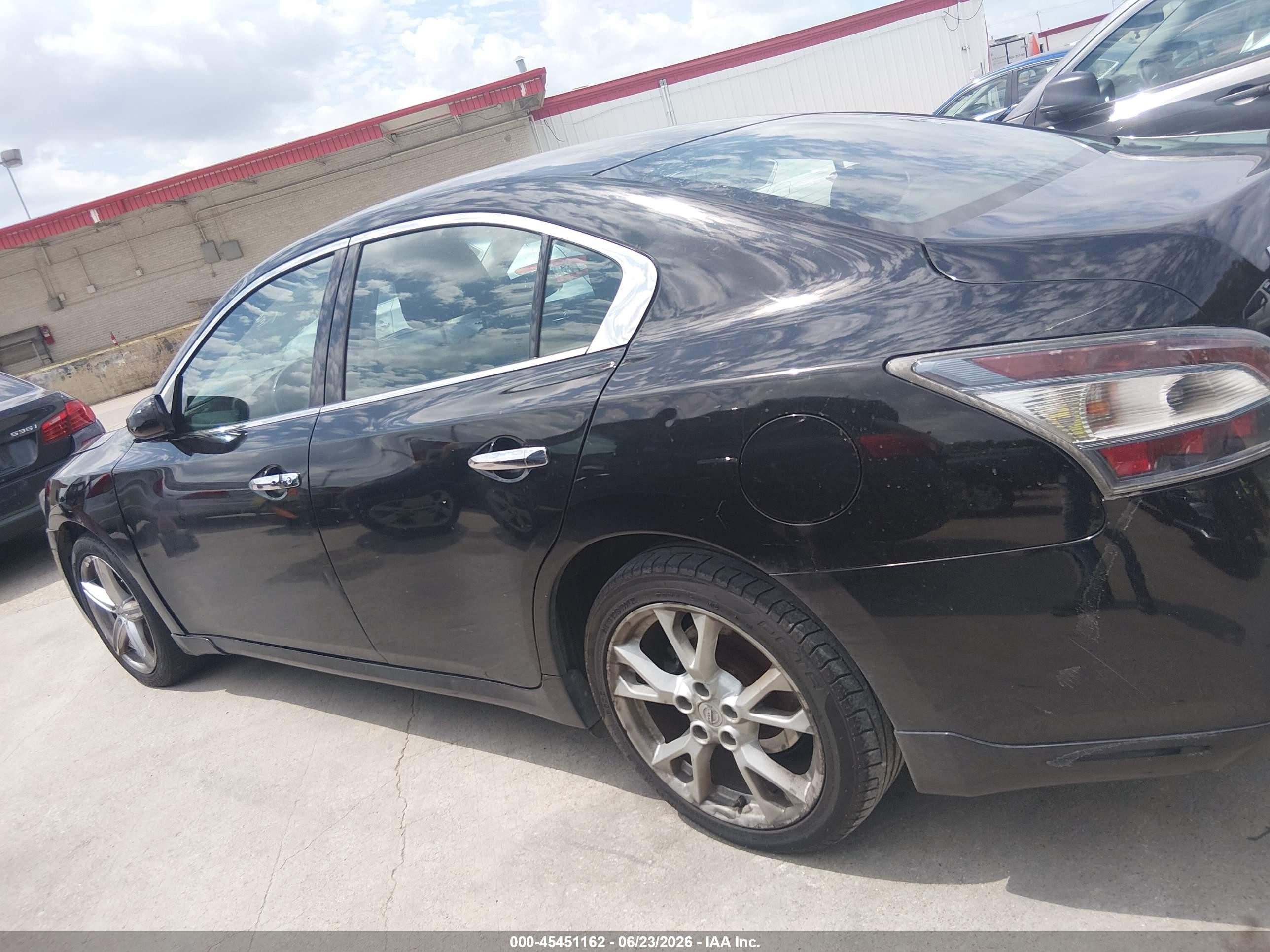 2014 Nissan Maxima 3.5 S Black vin: 1N4AA5AP6EC432825