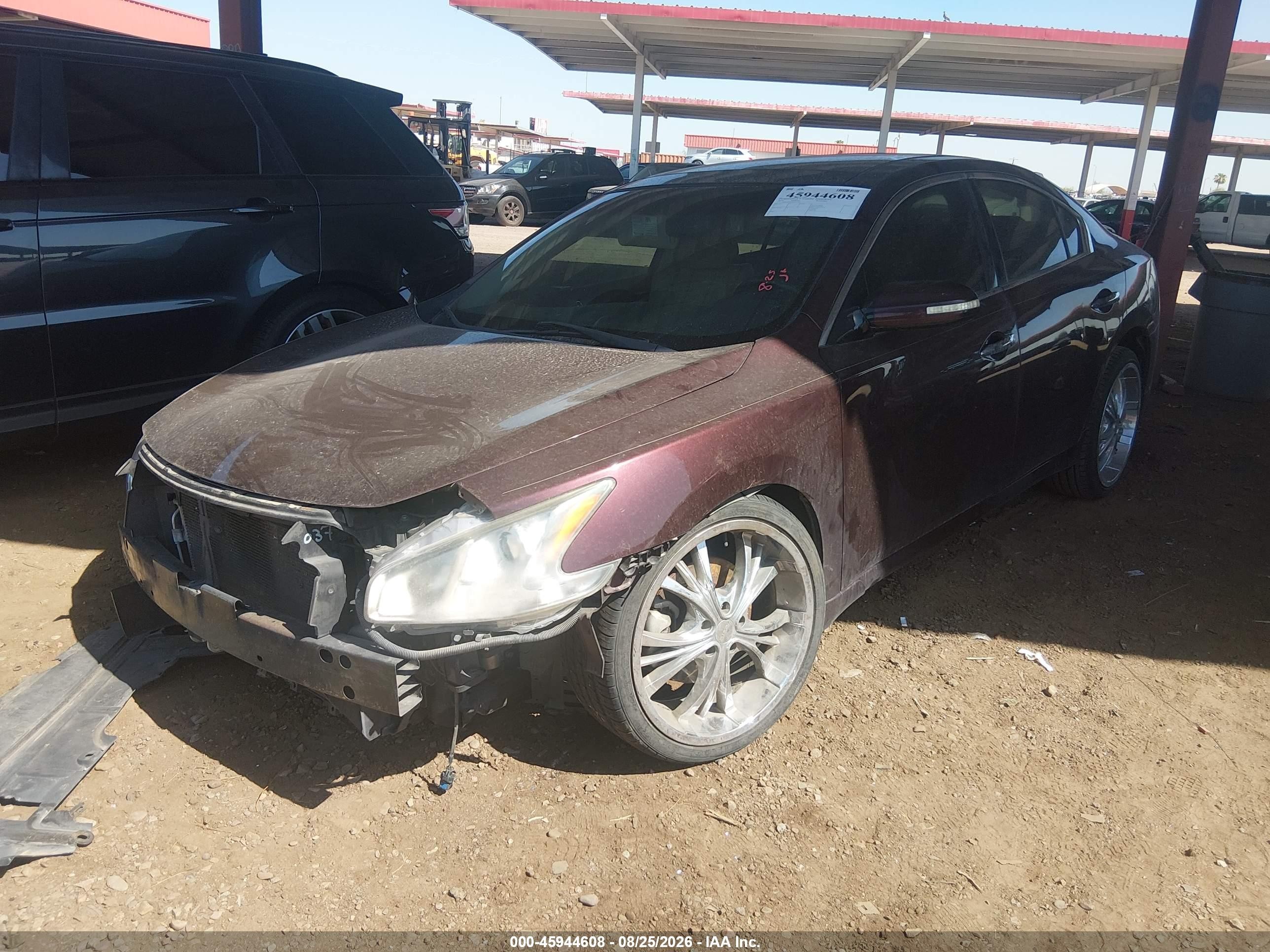 2014 Nissan Maxima 3.5 Sv Maroon vin: 1N4AA5AP6EC433263