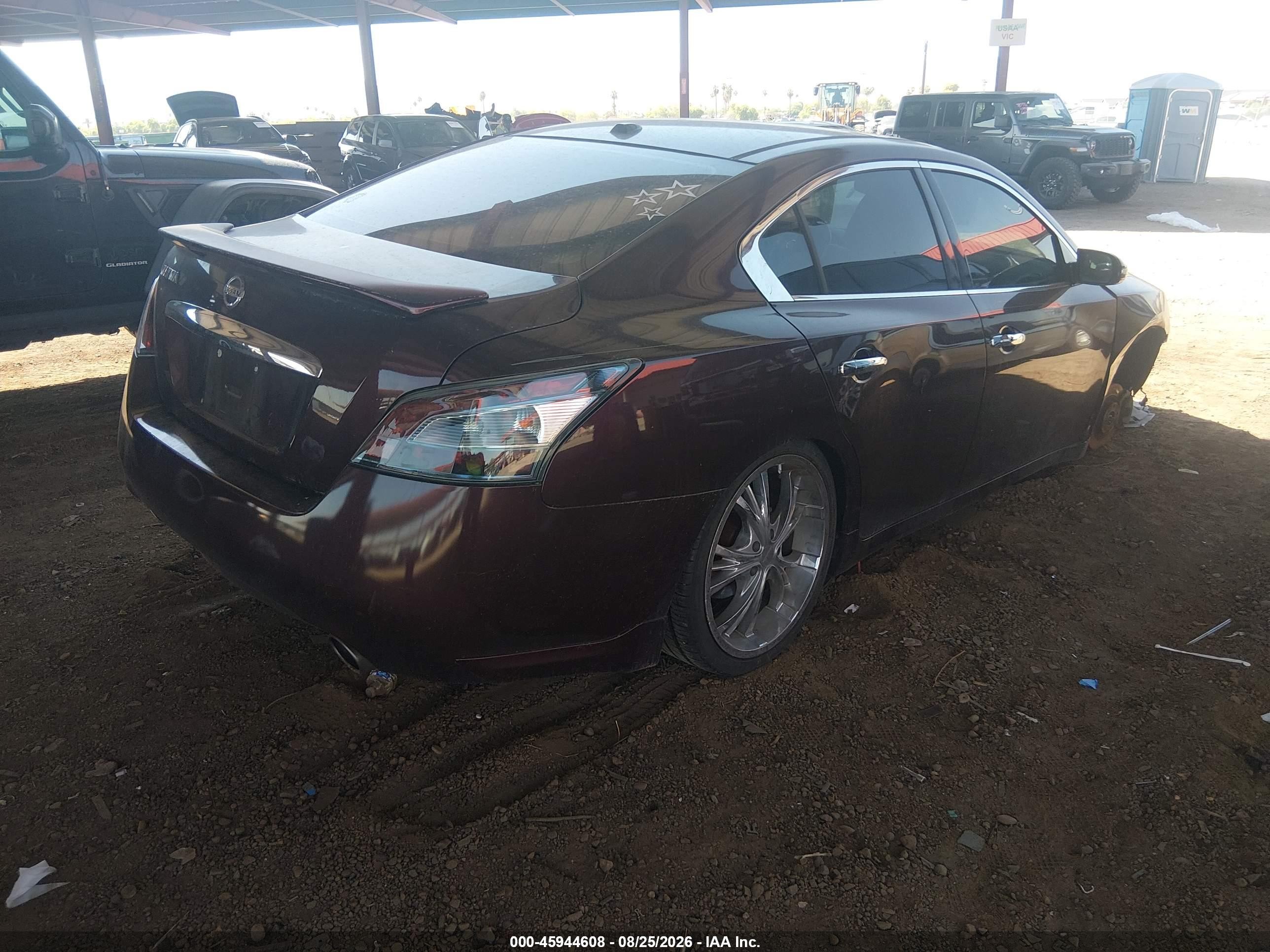 2014 Nissan Maxima 3.5 Sv Maroon vin: 1N4AA5AP6EC433263