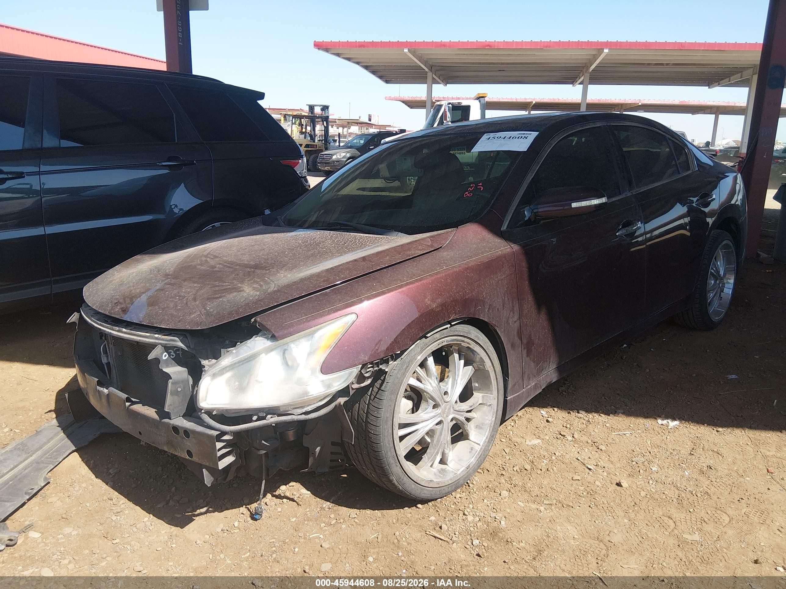 2014 Nissan Maxima 3.5 Sv Maroon vin: 1N4AA5AP6EC433263