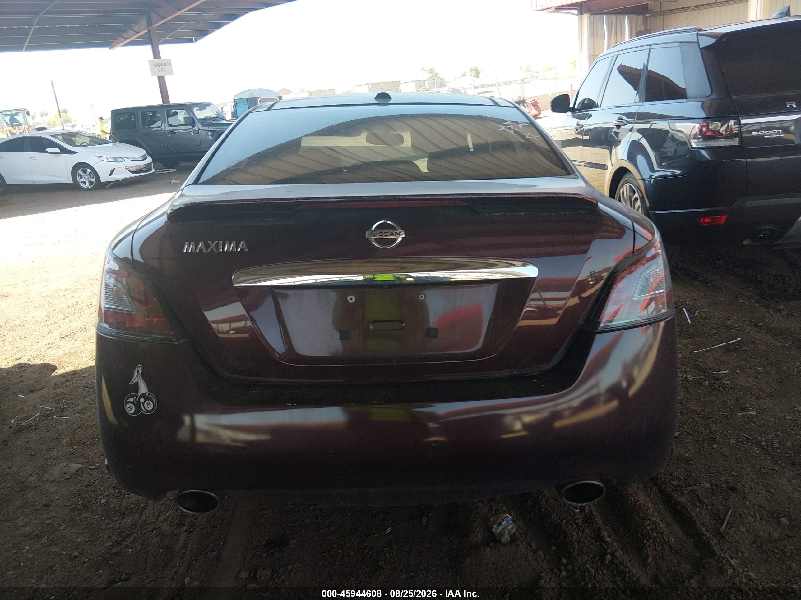 2014 Nissan Maxima 3.5 Sv Maroon vin: 1N4AA5AP6EC433263