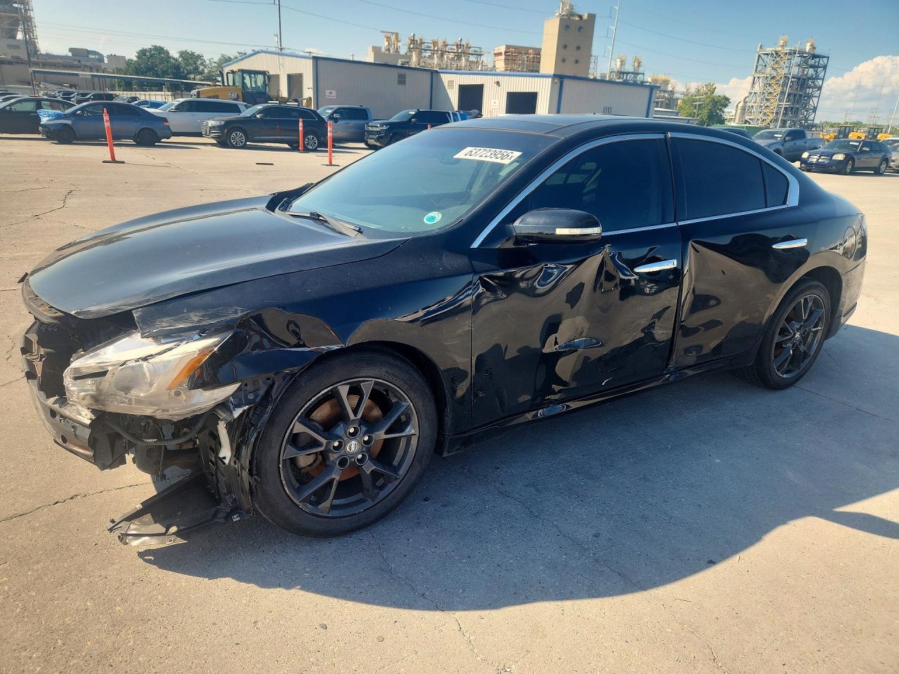 2014 Nissan Maxima 3.5 Sv Черный vin: 1N4AA5AP6EC435482