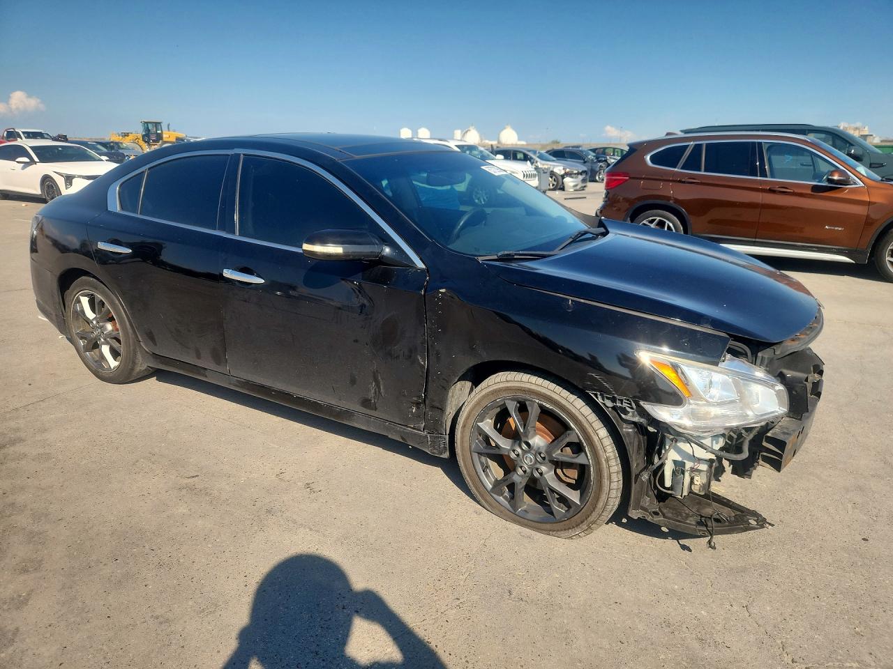 2014 Nissan Maxima 3.5 Sv Черный vin: 1N4AA5AP6EC435482