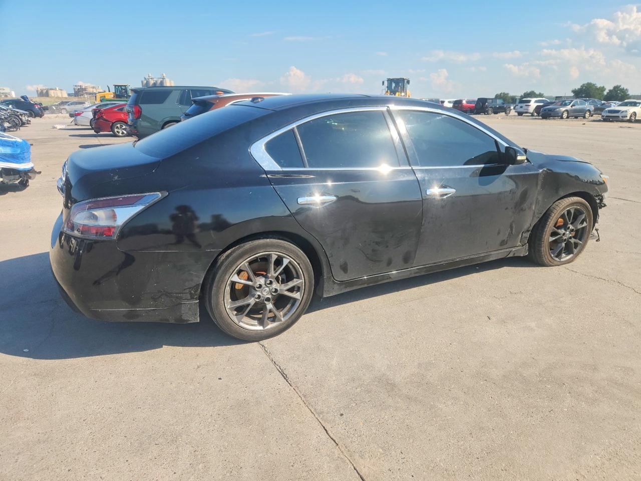 2014 Nissan Maxima 3.5 Sv Черный vin: 1N4AA5AP6EC435482