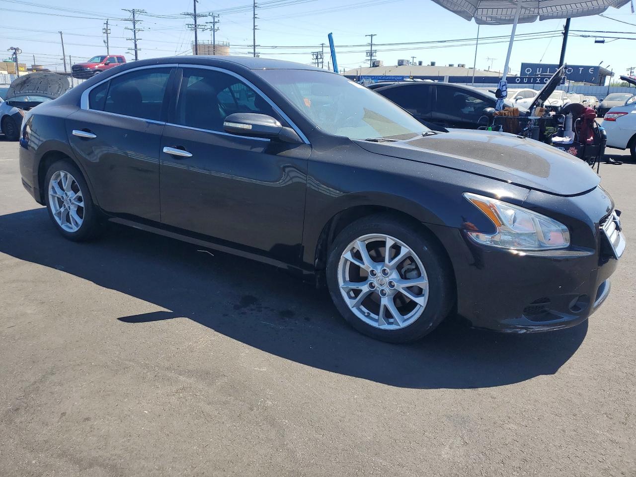 2014 Nissan Maxima 3.5 S Черный vin: 1N4AA5AP6EC435658