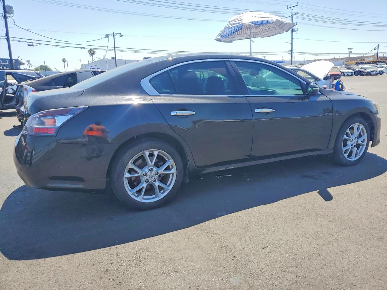 2014 Nissan Maxima 3.5 S Черный vin: 1N4AA5AP6EC435658