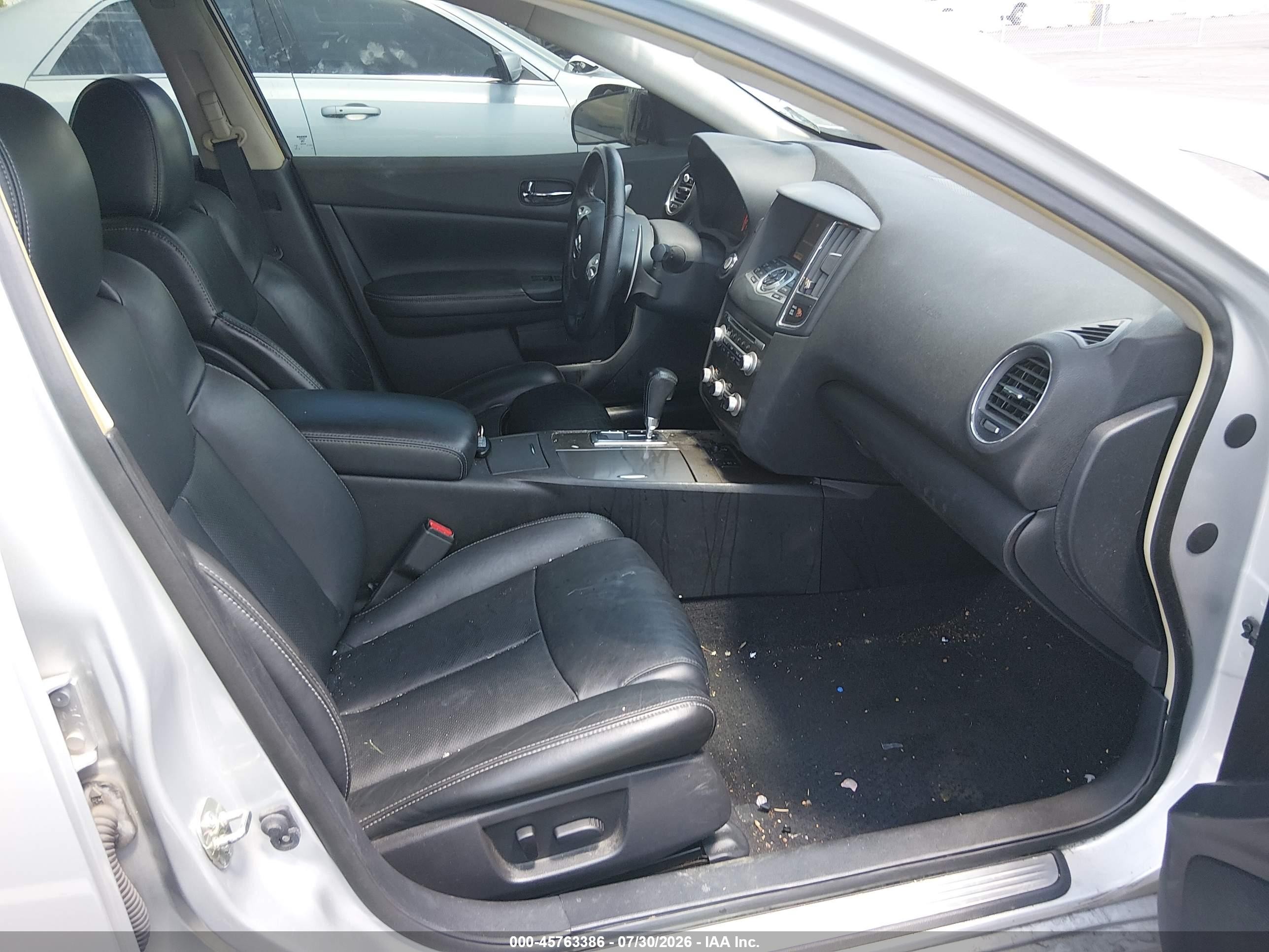 2014 Nissan Maxima 3.5 Sv Silver vin: 1N4AA5AP6EC440942