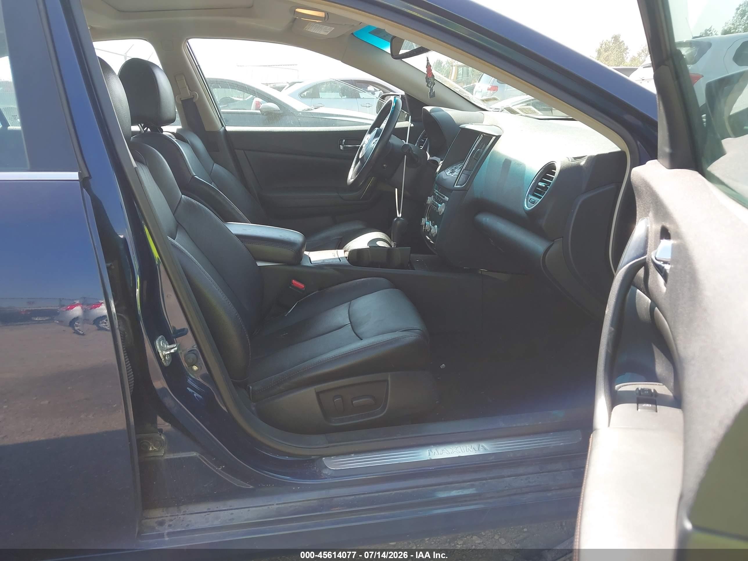 2014 Nissan Maxima 3.5 Sv Blue vin: 1N4AA5AP6EC441301