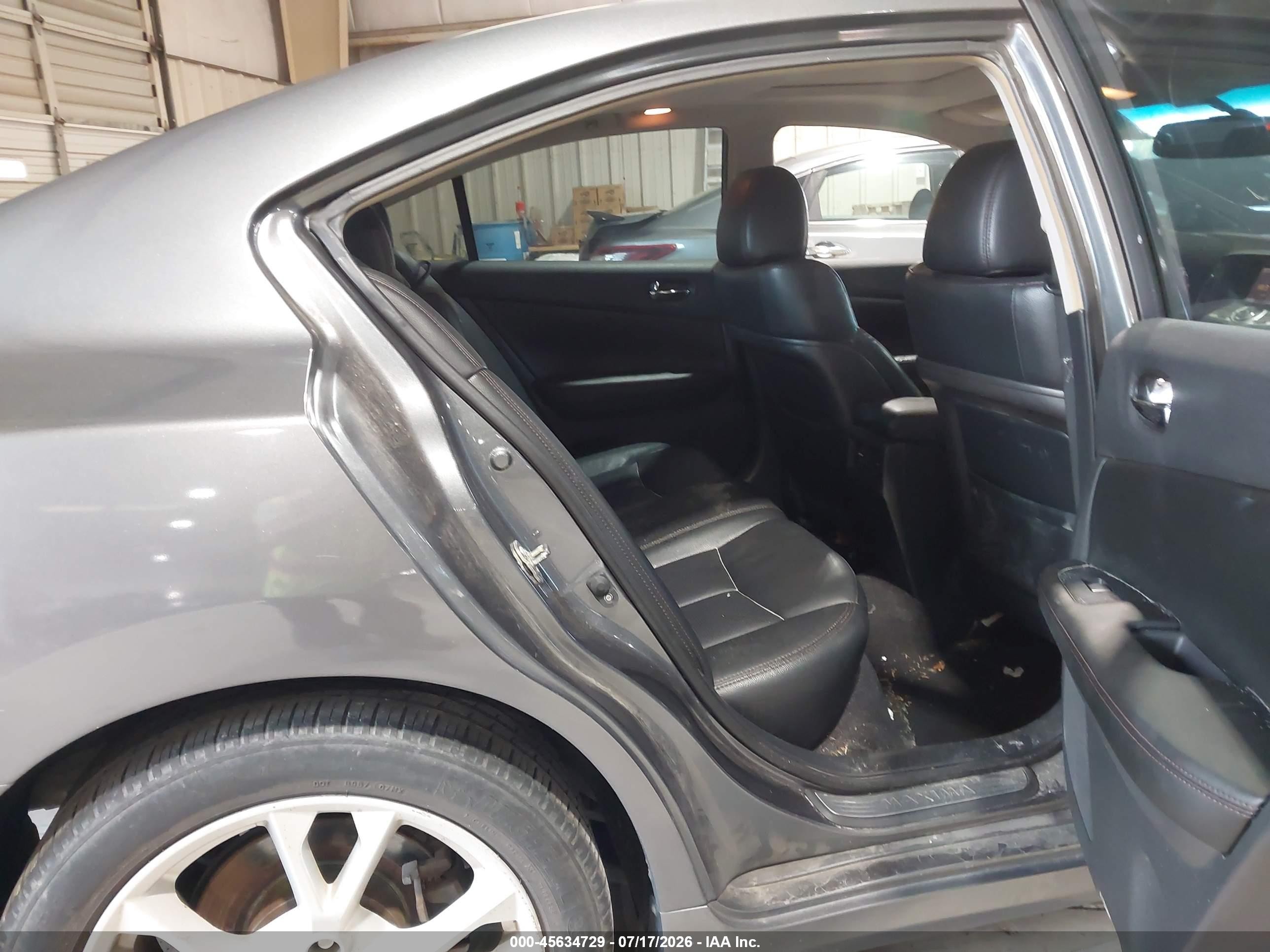 2014 Nissan Maxima 3.5 Sv Gray vin: 1N4AA5AP6EC442352