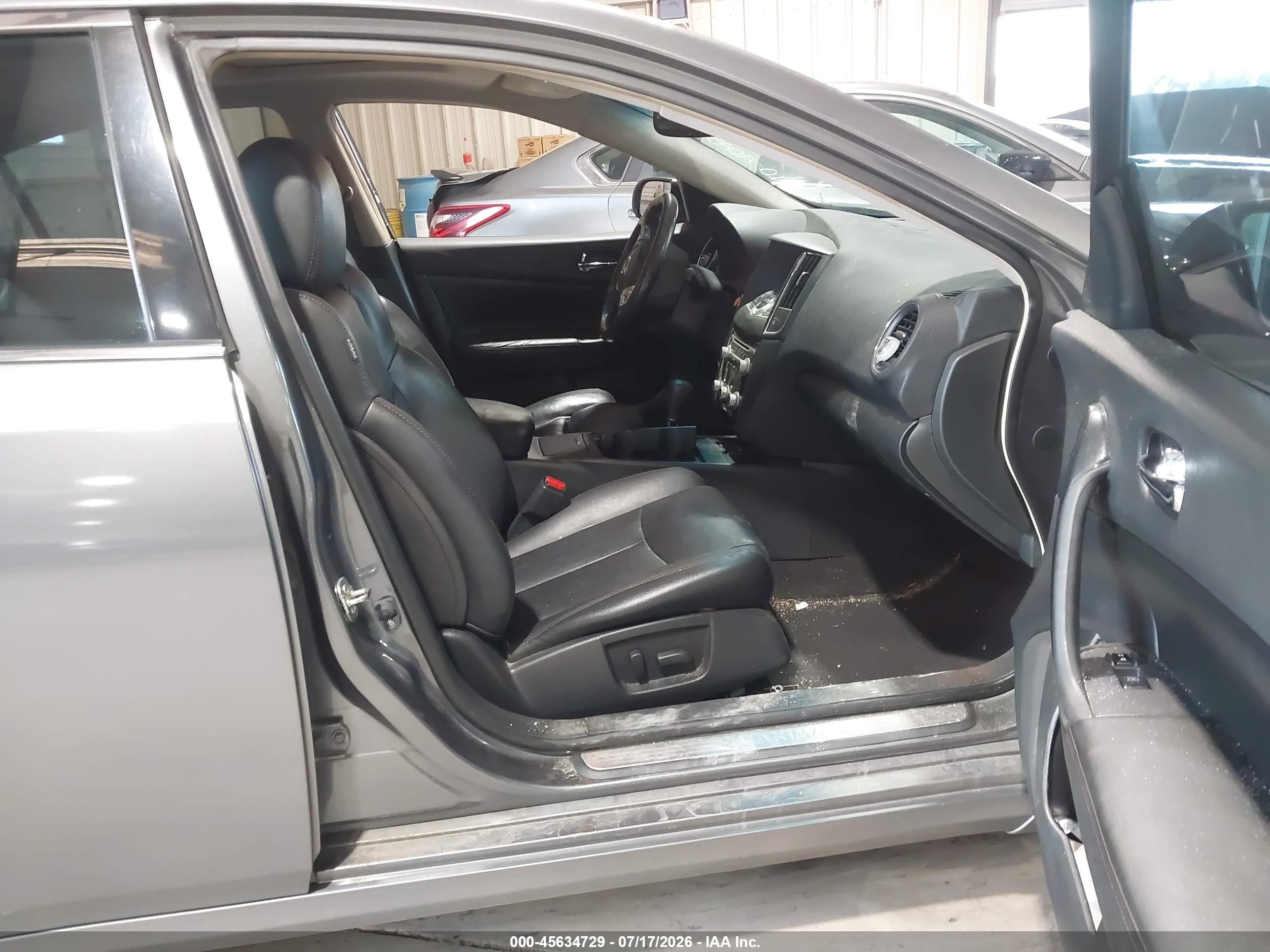 2014 Nissan Maxima 3.5 Sv Gray vin: 1N4AA5AP6EC442352