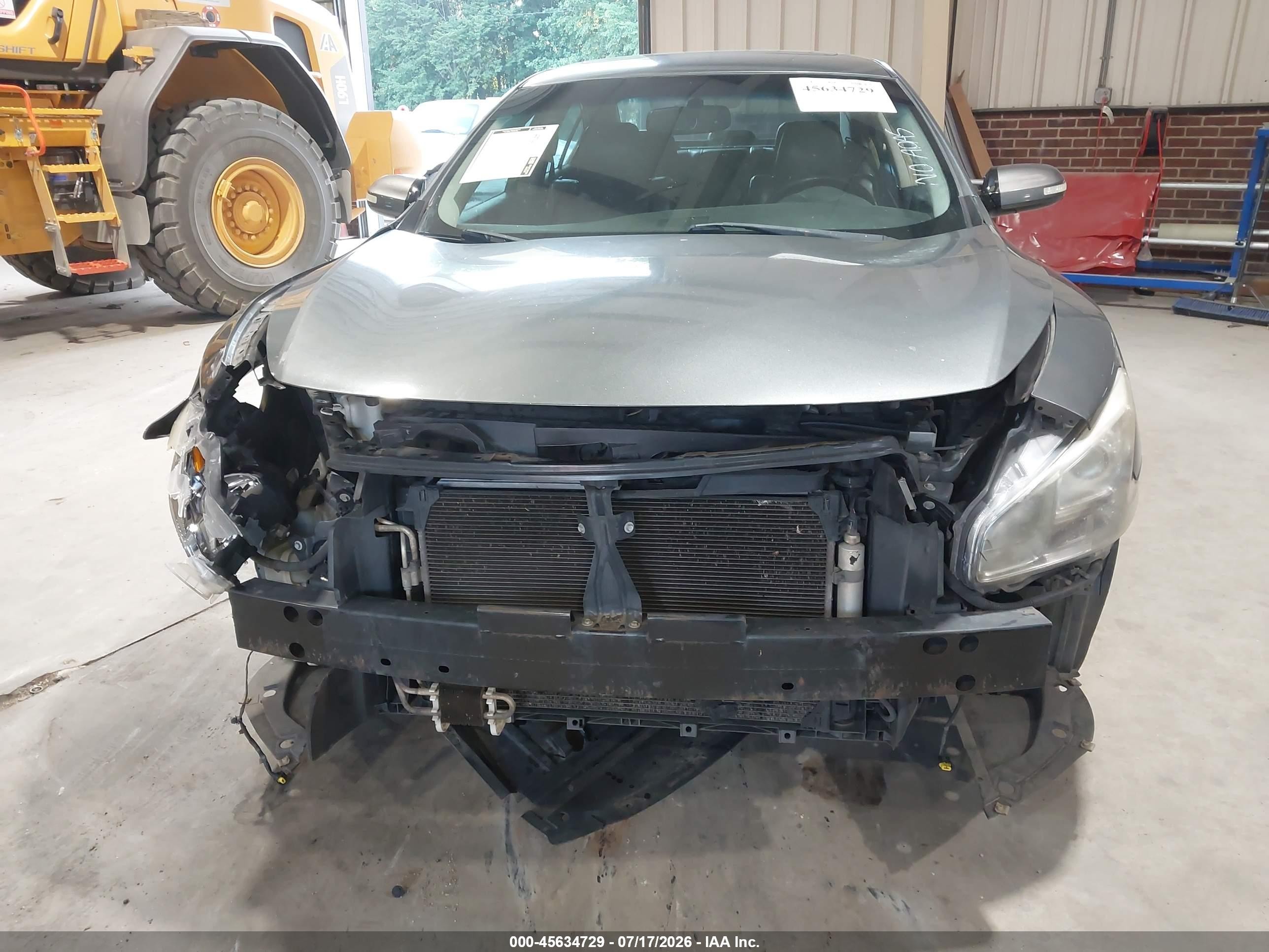 2014 Nissan Maxima 3.5 Sv Gray vin: 1N4AA5AP6EC442352
