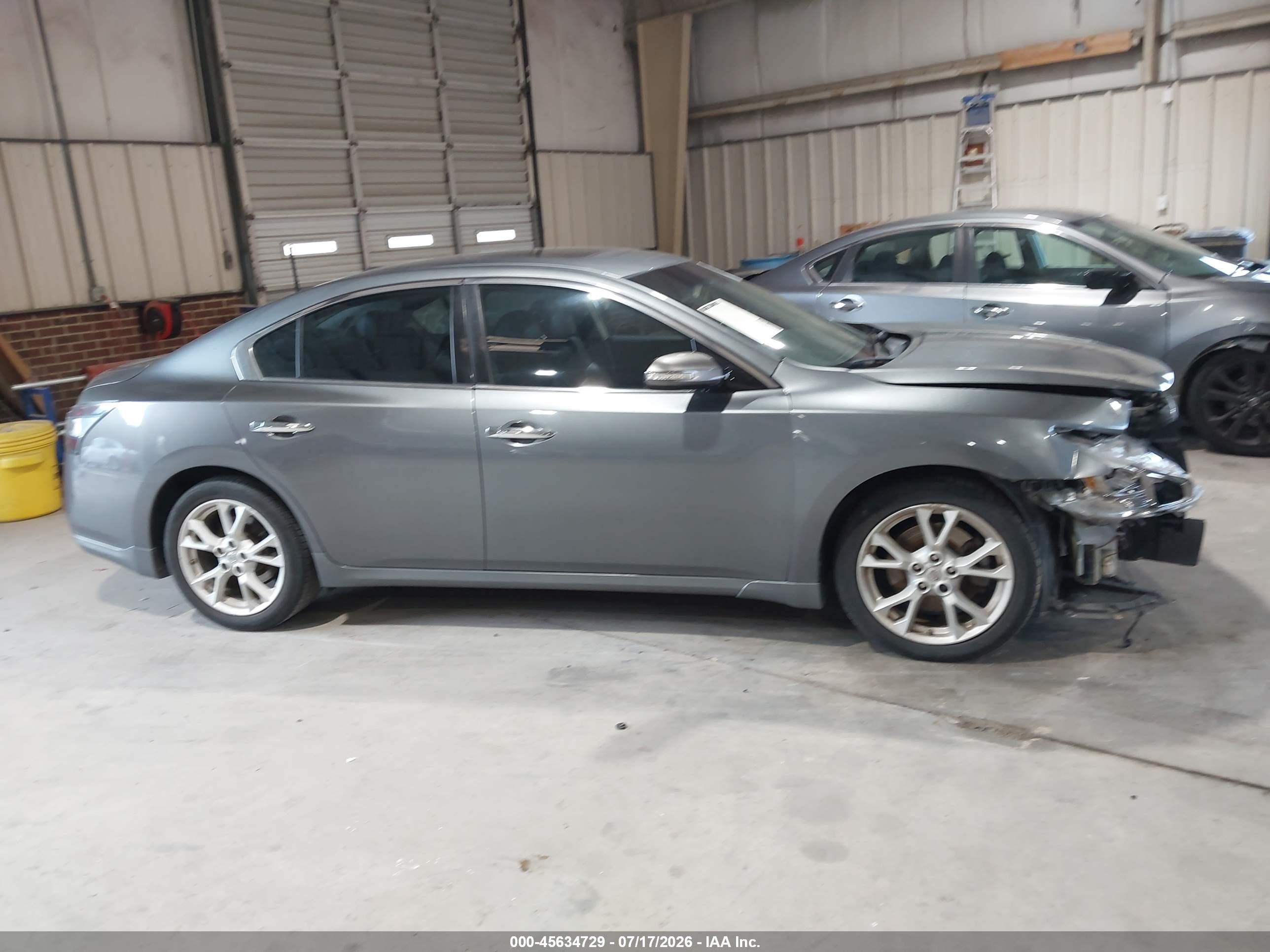 2014 Nissan Maxima 3.5 Sv Gray vin: 1N4AA5AP6EC442352