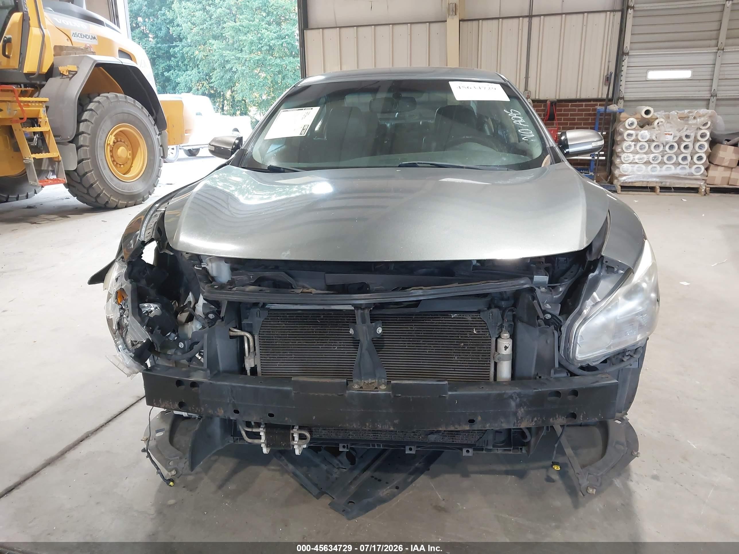 2014 Nissan Maxima 3.5 Sv Gray vin: 1N4AA5AP6EC442352