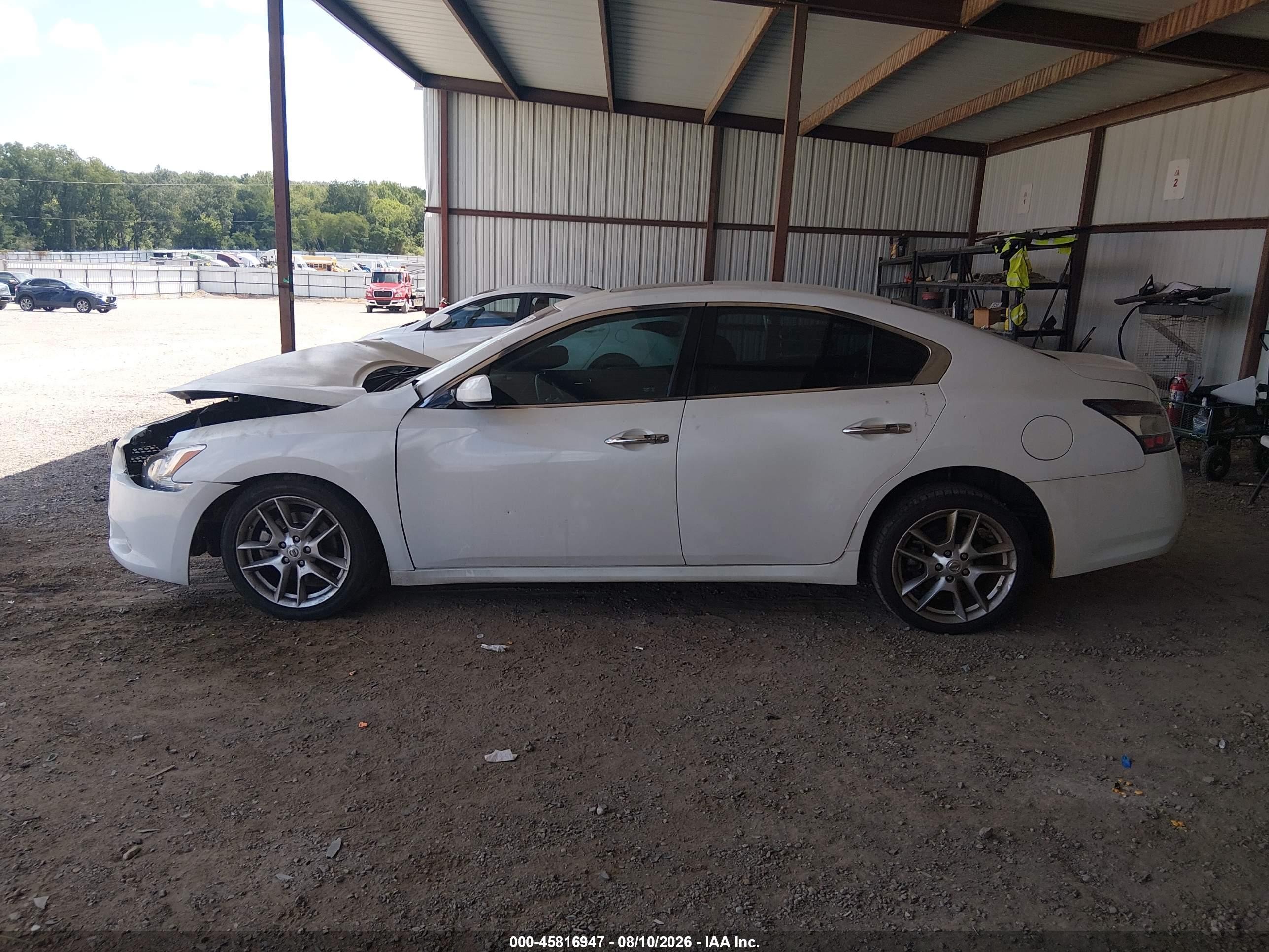 2014 Nissan Maxima 3.5 S White vin: 1N4AA5AP6EC446546