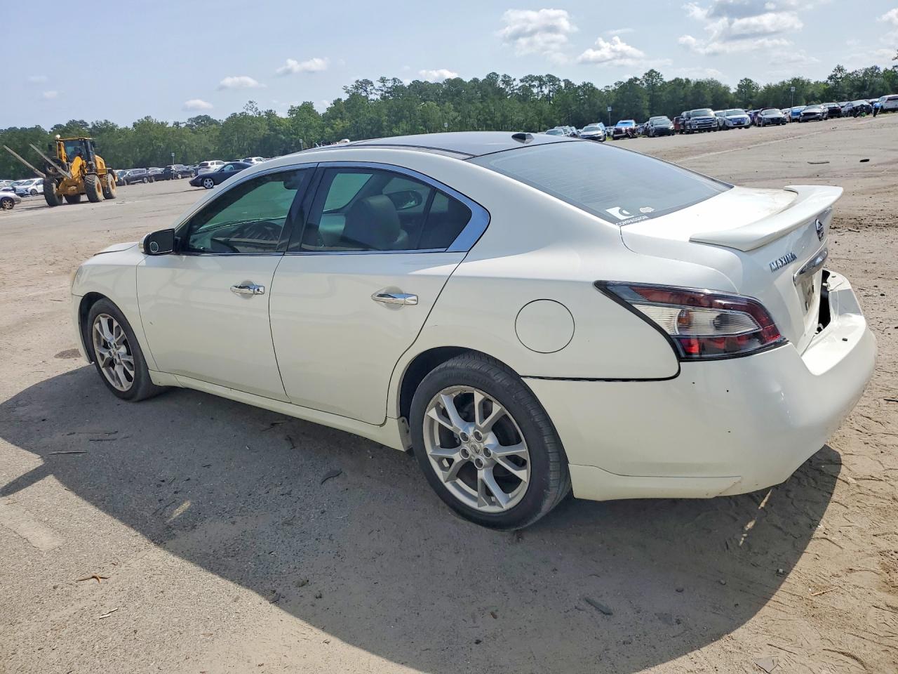 2014 Nissan Maxima 3.5 Sv Белый vin: 1N4AA5AP6EC447955