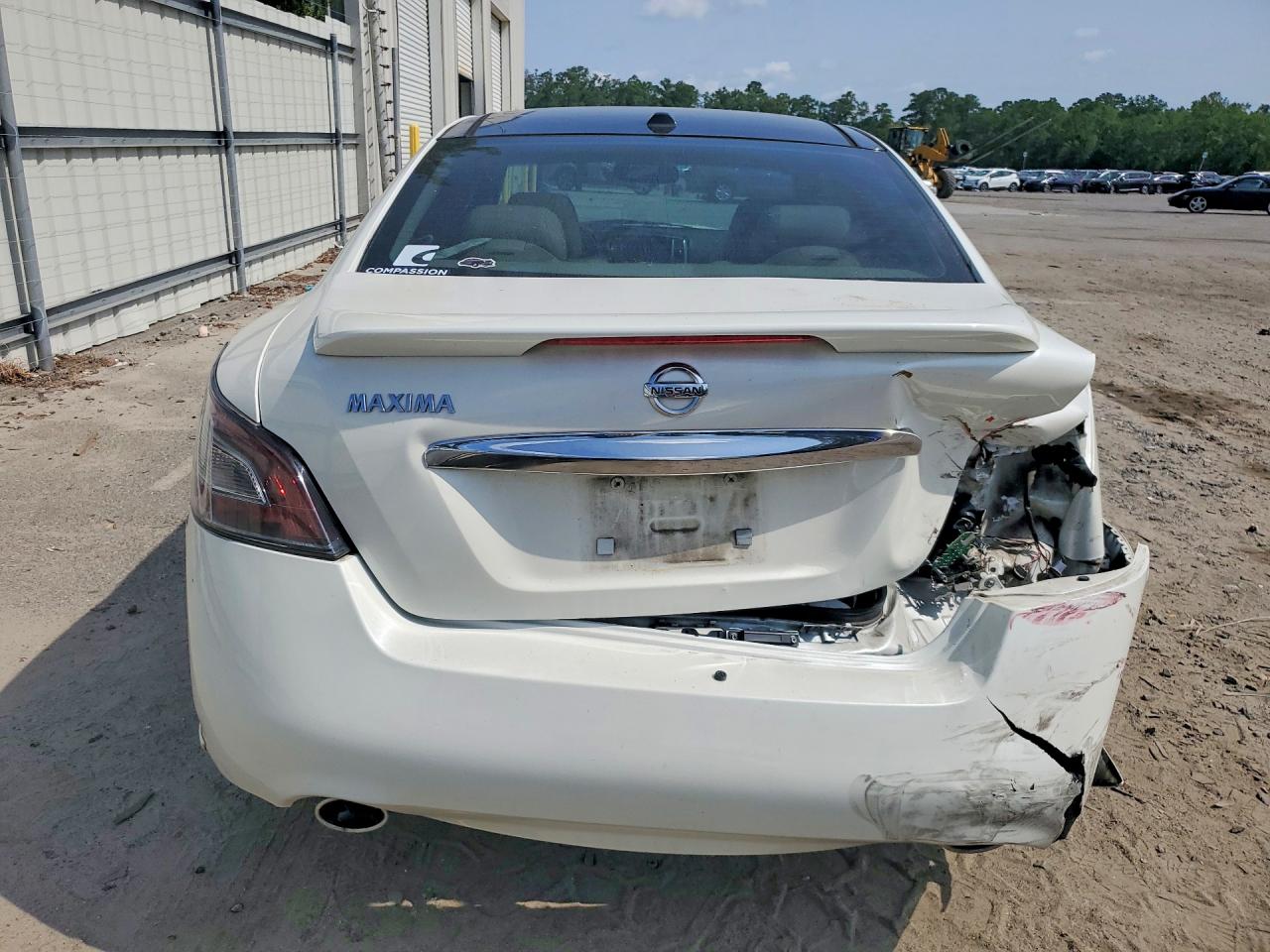 2014 Nissan Maxima 3.5 Sv Белый vin: 1N4AA5AP6EC447955