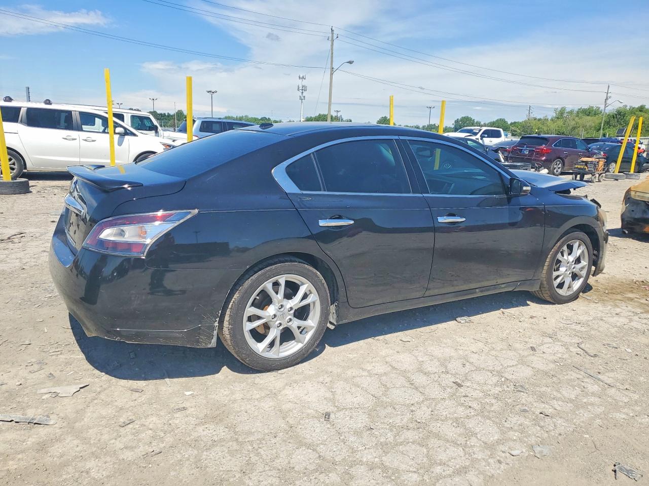 2014 Nissan Maxima 3.5 Sv Black vin: 1N4AA5AP6EC456784
