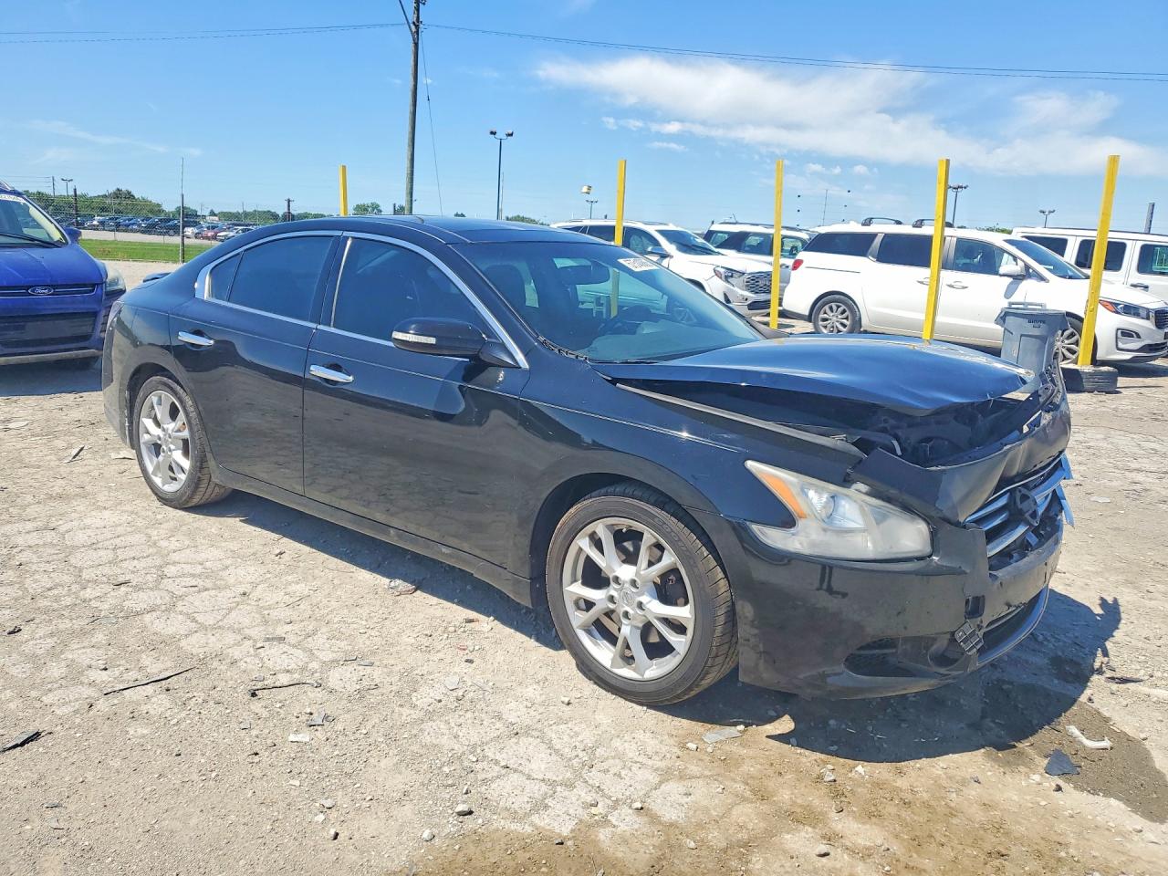 2014 Nissan Maxima 3.5 Sv Black vin: 1N4AA5AP6EC456784