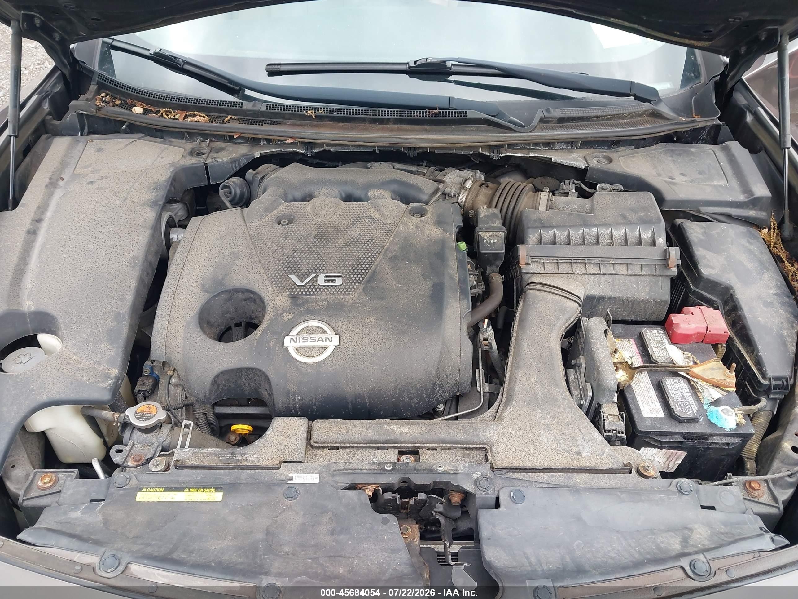 2014 Nissan Maxima 3.5 Sv Brown vin: 1N4AA5AP6EC457174