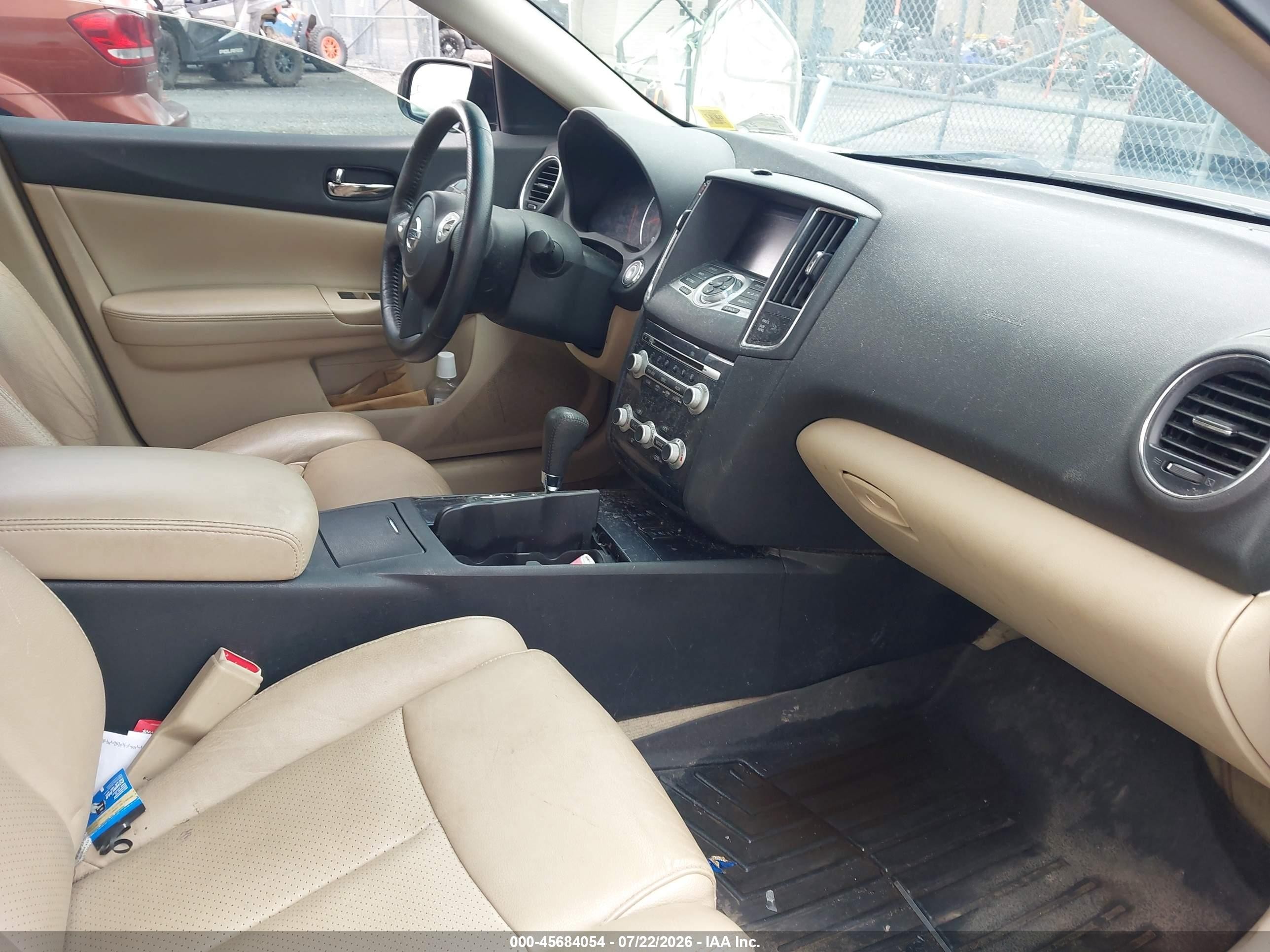 2014 Nissan Maxima 3.5 Sv Brown vin: 1N4AA5AP6EC457174