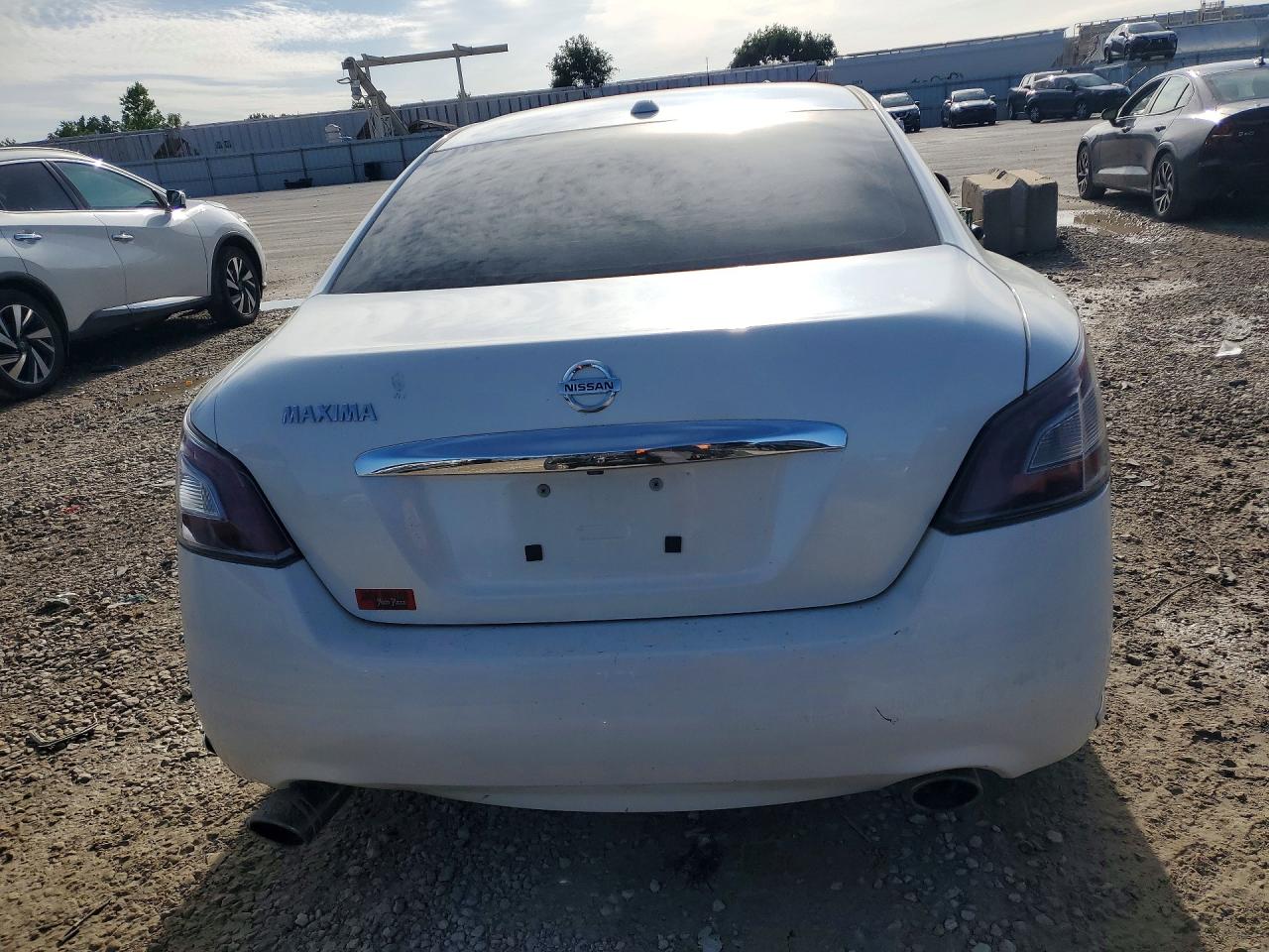 2014 Nissan Maxima 3.5 Sv White vin: 1N4AA5AP6EC460205