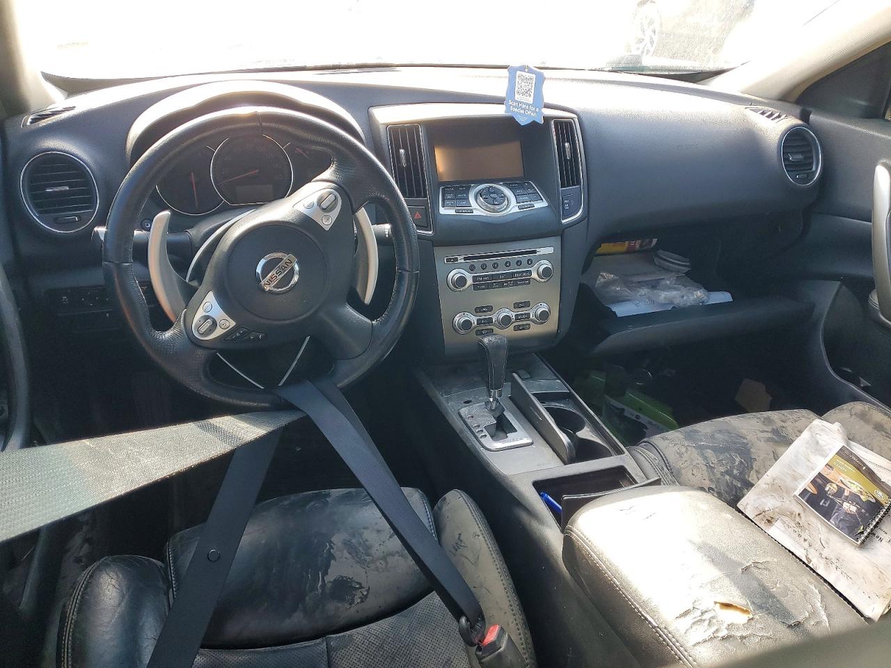 2014 Nissan Maxima 3.5 Sv White vin: 1N4AA5AP6EC460205