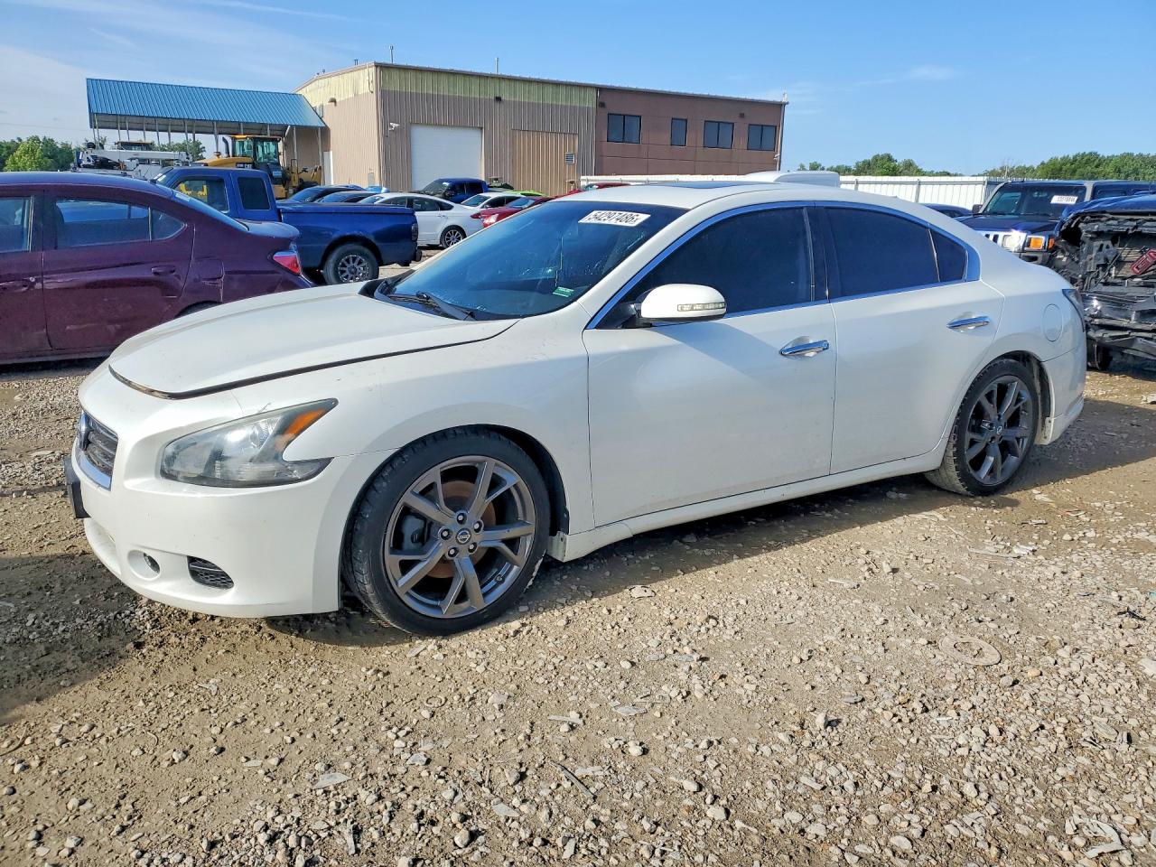 2014 Nissan Maxima 3.5 Sv White vin: 1N4AA5AP6EC460205