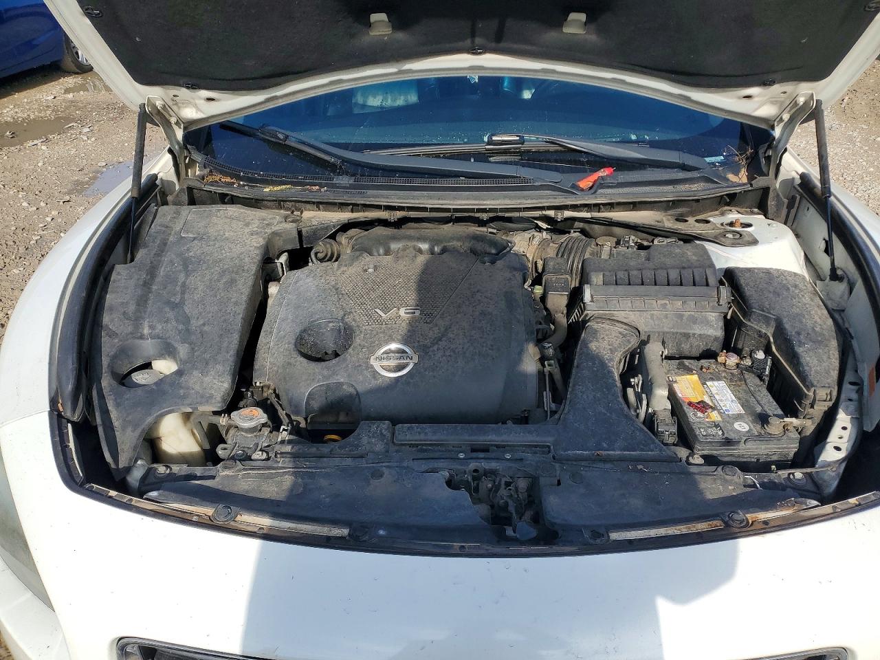 2014 Nissan Maxima 3.5 Sv White vin: 1N4AA5AP6EC460205
