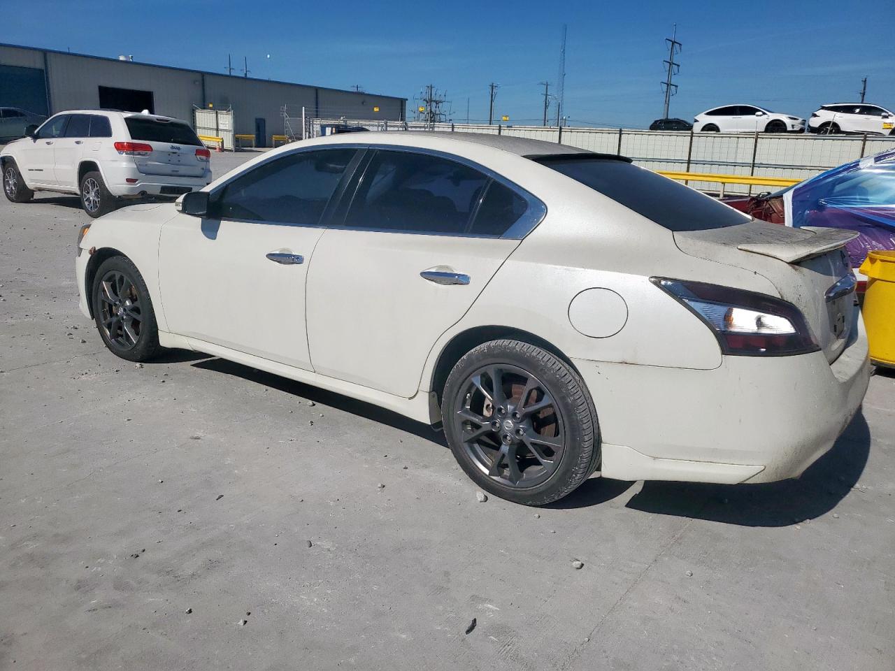2014 Nissan Maxima 3.5 S White vin: 1N4AA5AP6EC461435
