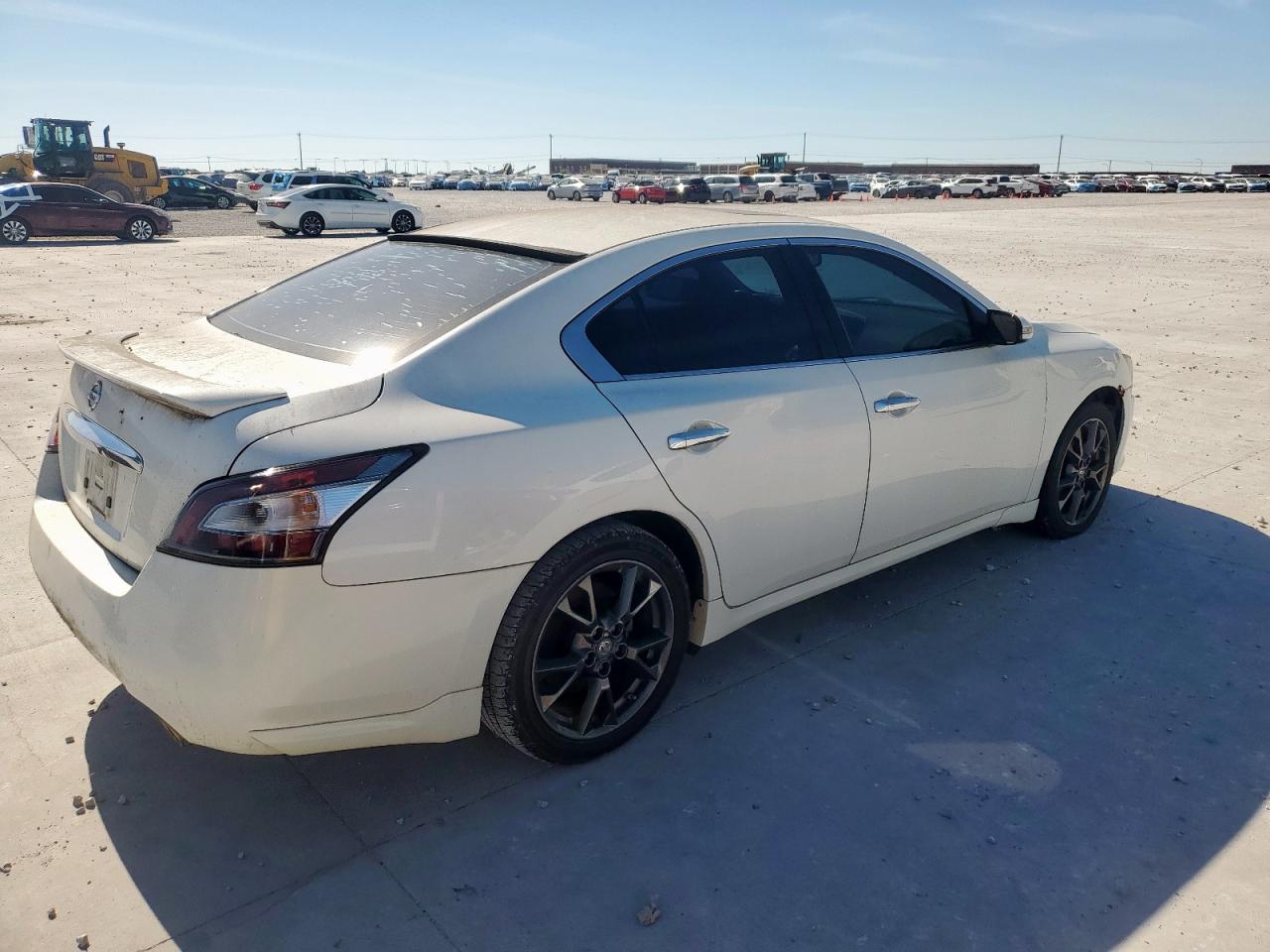2014 Nissan Maxima 3.5 S White vin: 1N4AA5AP6EC461435