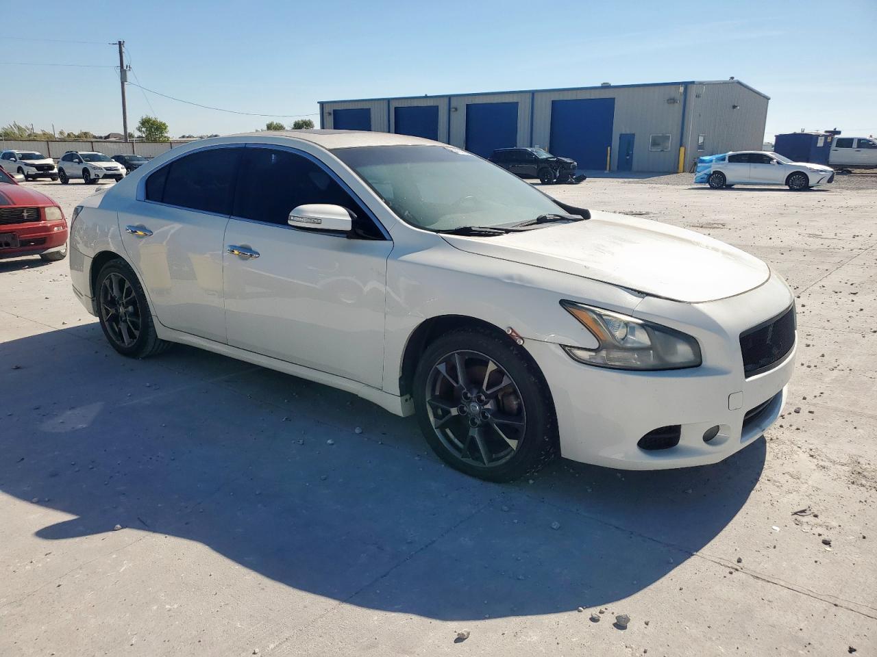 2014 Nissan Maxima 3.5 S White vin: 1N4AA5AP6EC461435