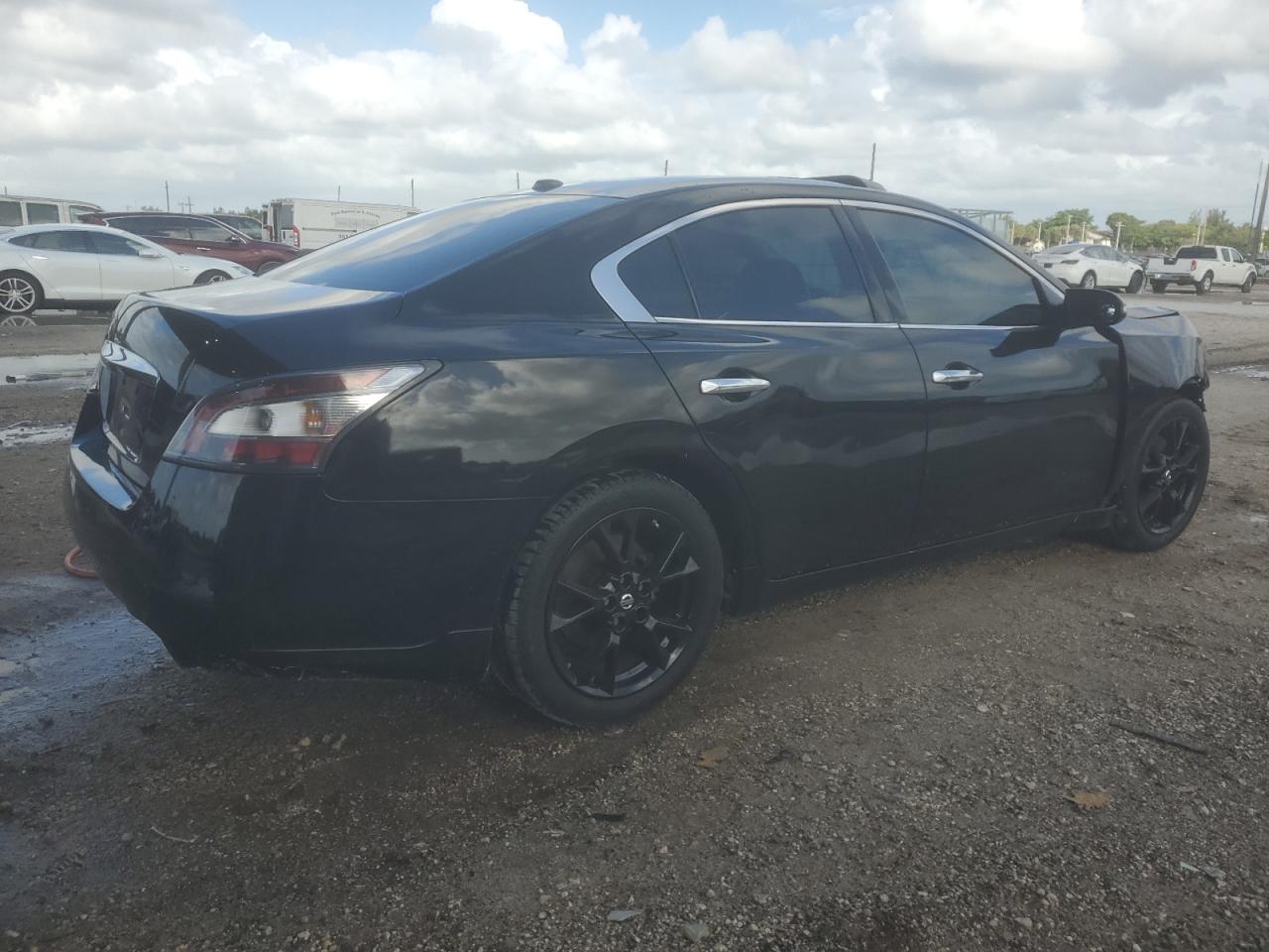 2014 Nissan Maxima S Black vin: 1N4AA5AP6EC465162